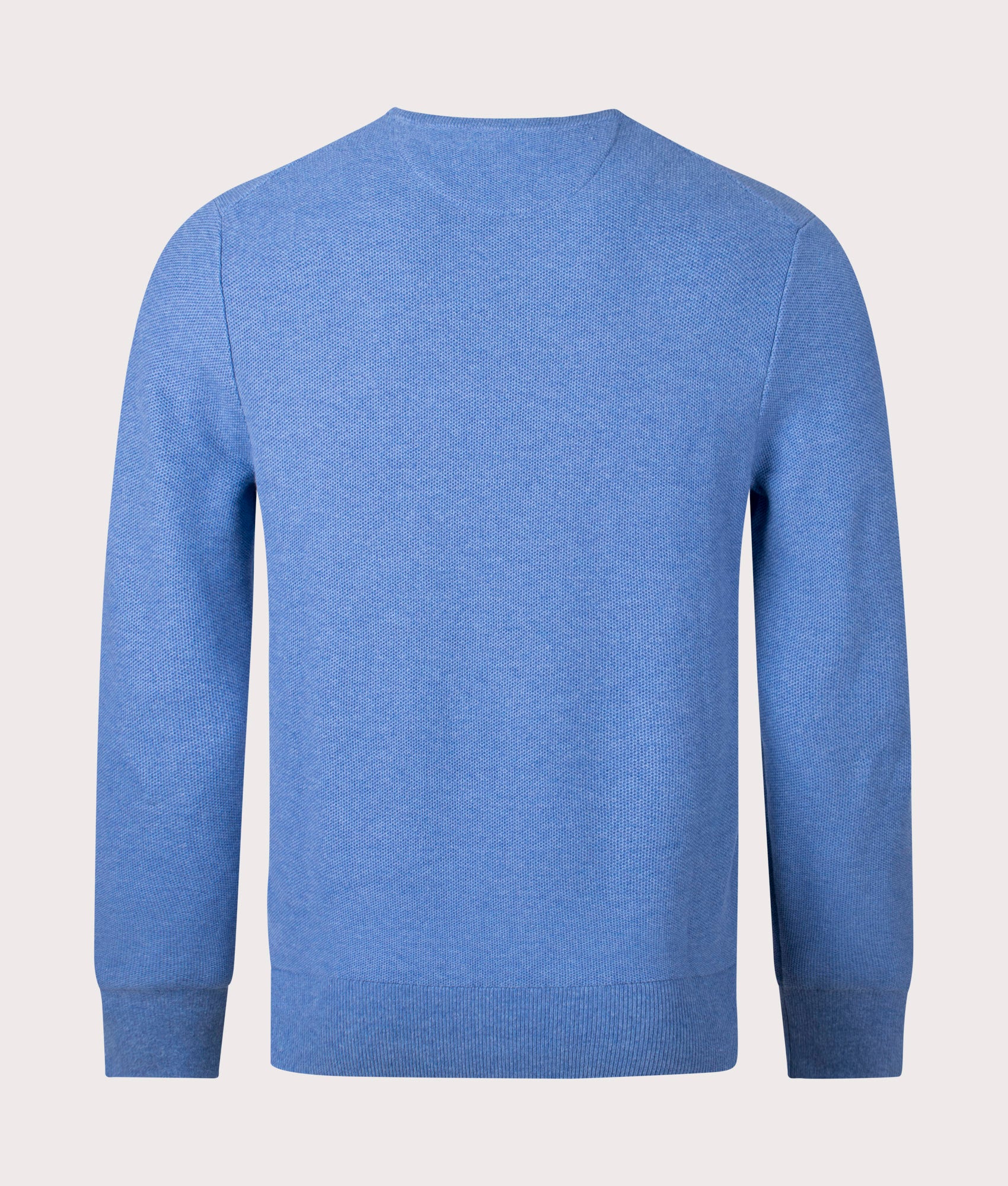 Textured Cotton Mesh Knitted Jumper - Image 3
