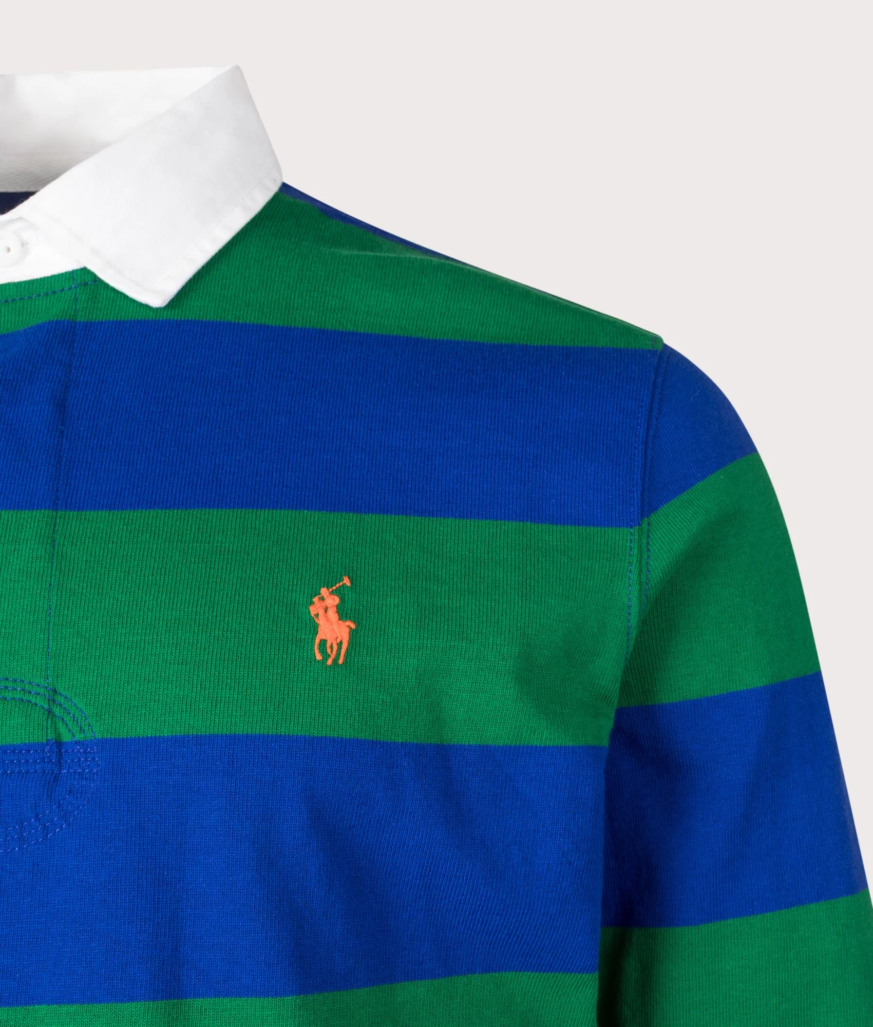 Classic Fit The Iconic Striped Rugby Shirt - Image 2