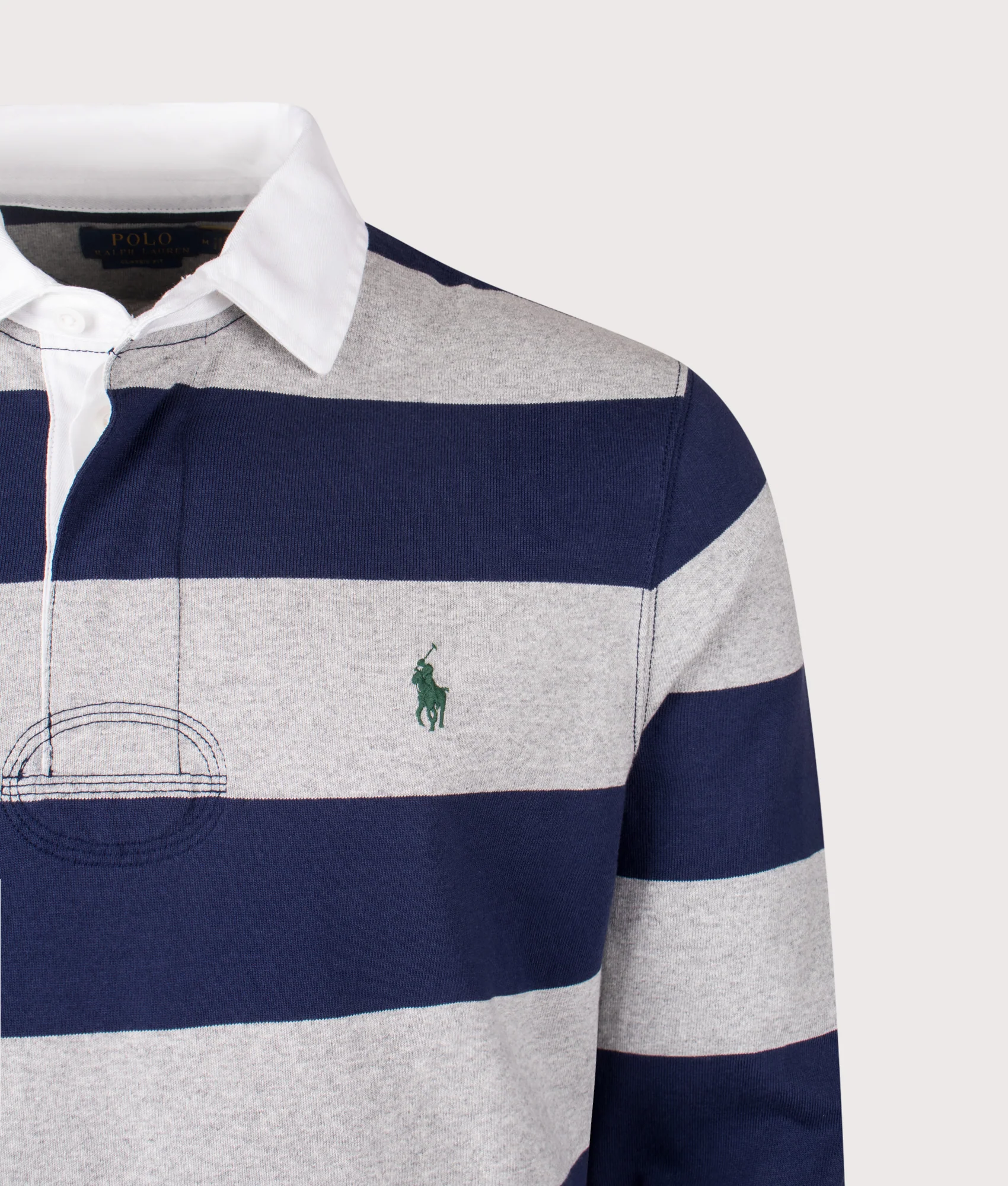 Classic Fit The Iconic Striped Rugby Shirt - Image 2