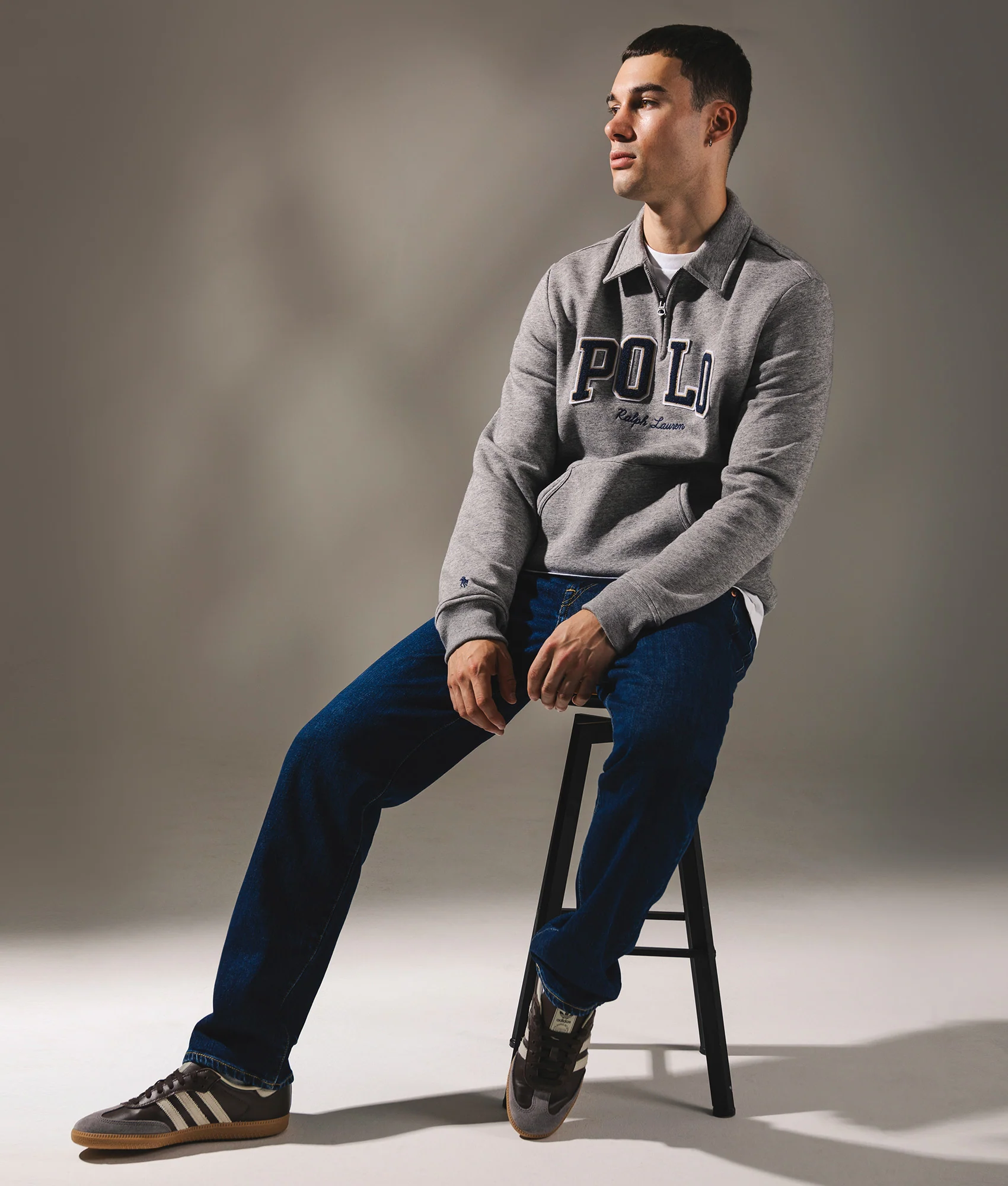 The RL Logo Collared Sweatshirt - Image 2