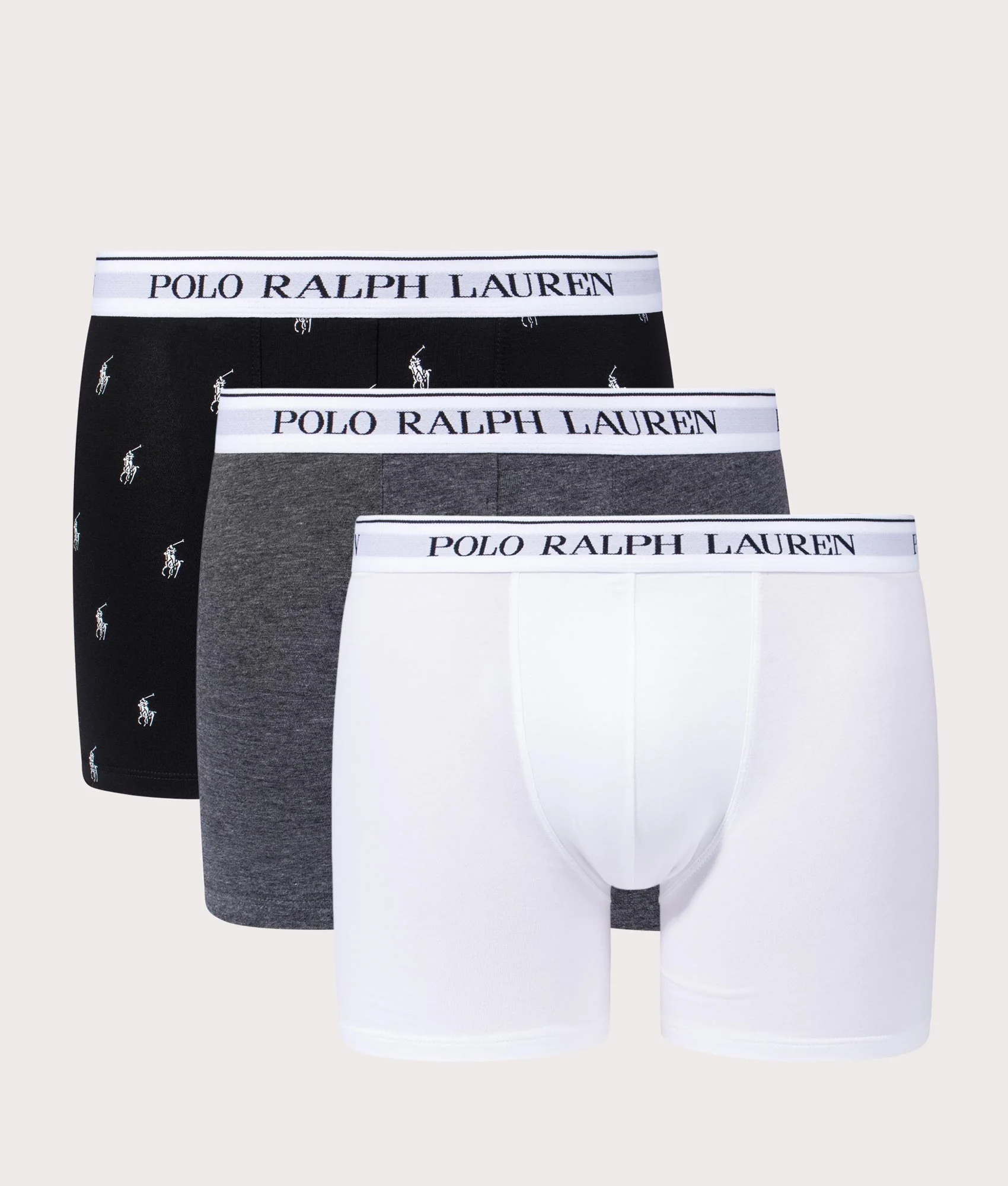 3 Pack Stretch Cotton Boxer Briefs
