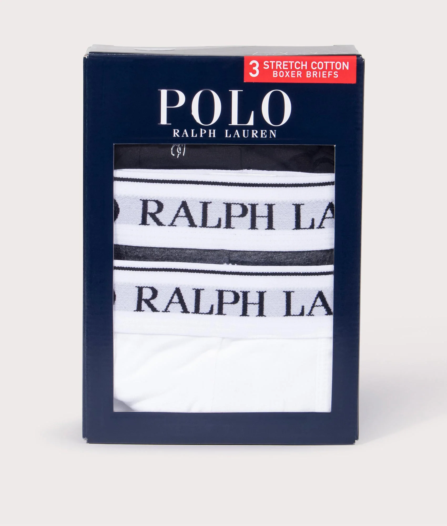 3 Pack Stretch Cotton Boxer Briefs - Image 2