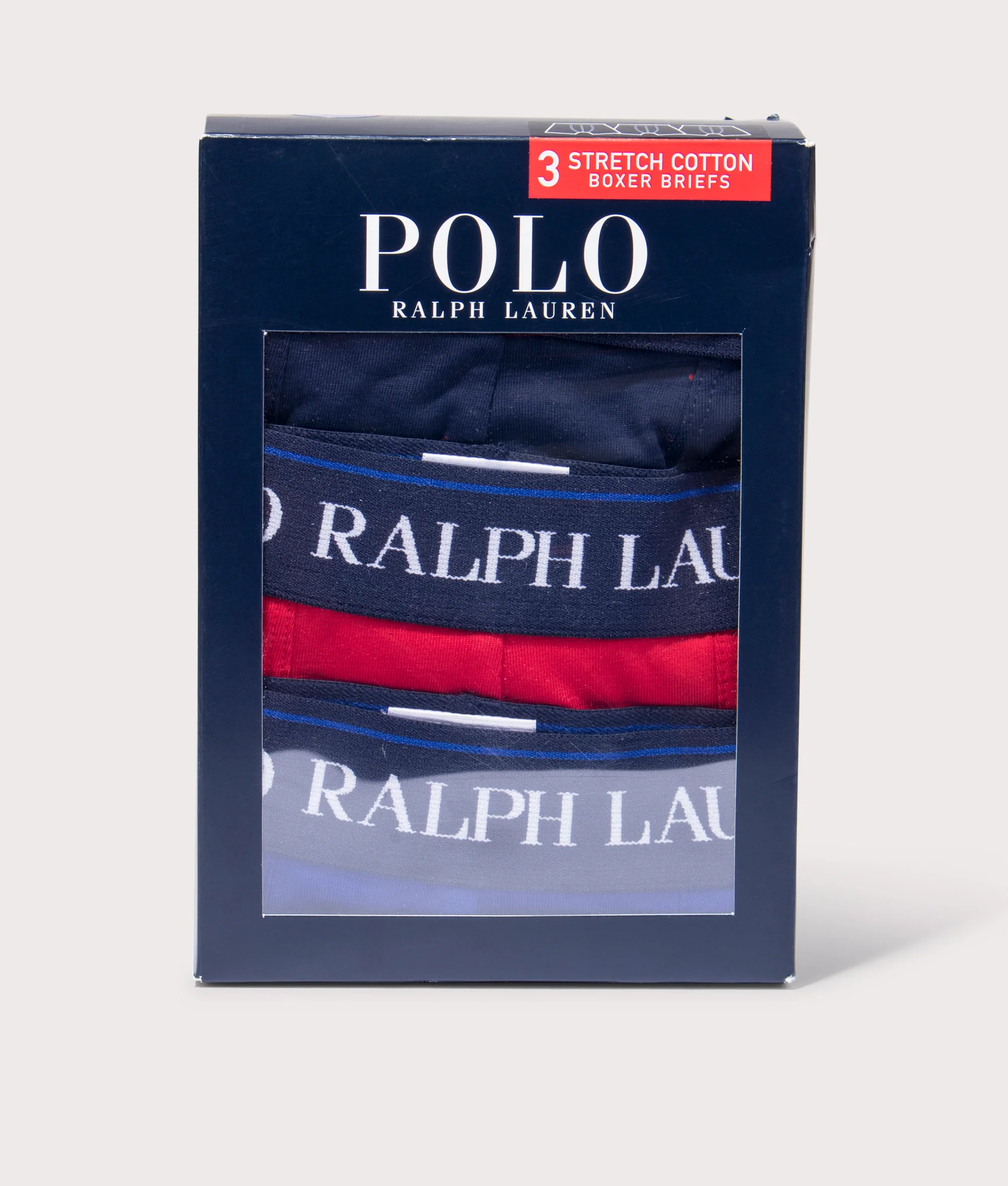 3 Pack Stretch Cotton Boxer Briefs - Image 2