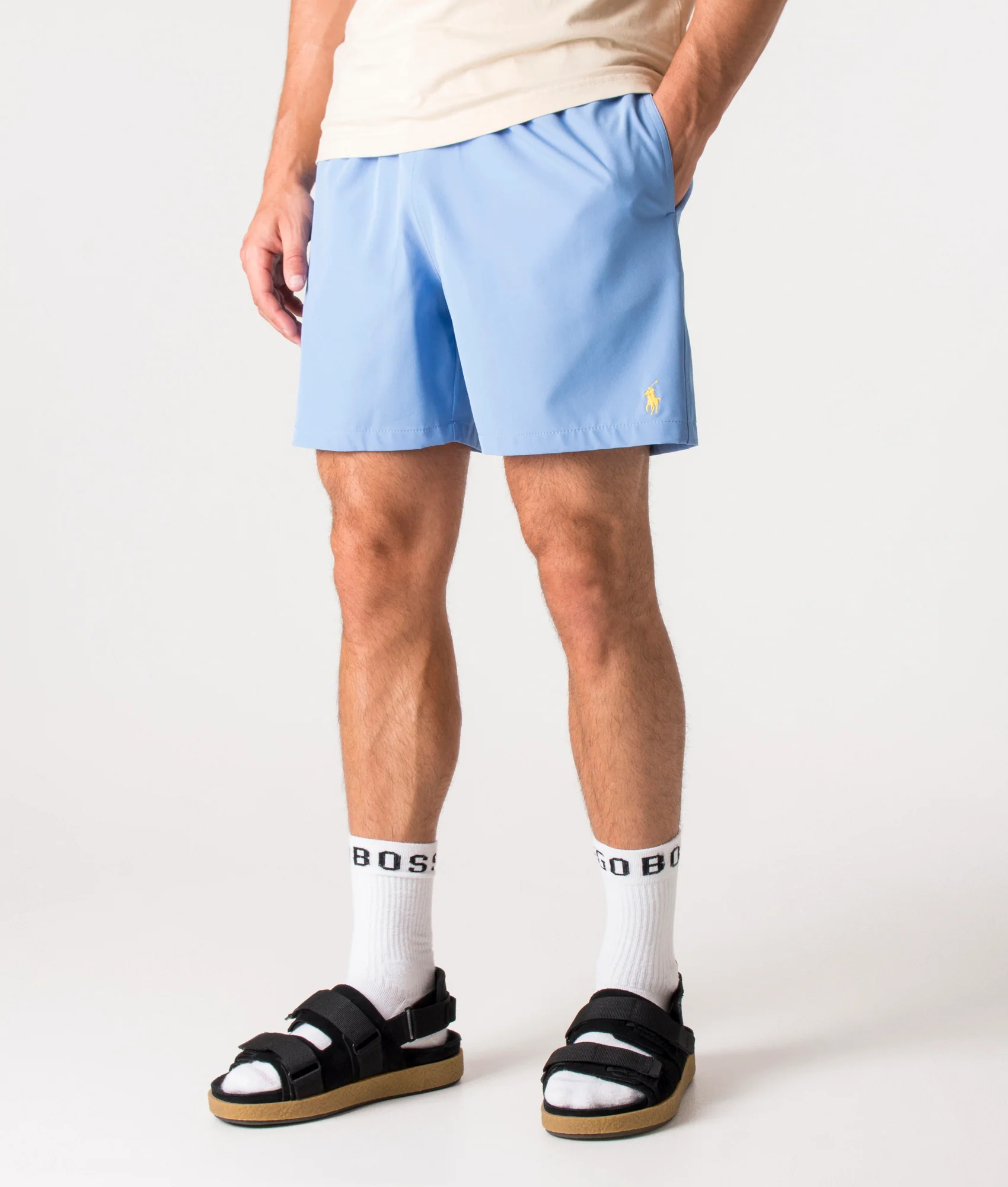 Regular Fit Traveler Mid Swim Shorts
