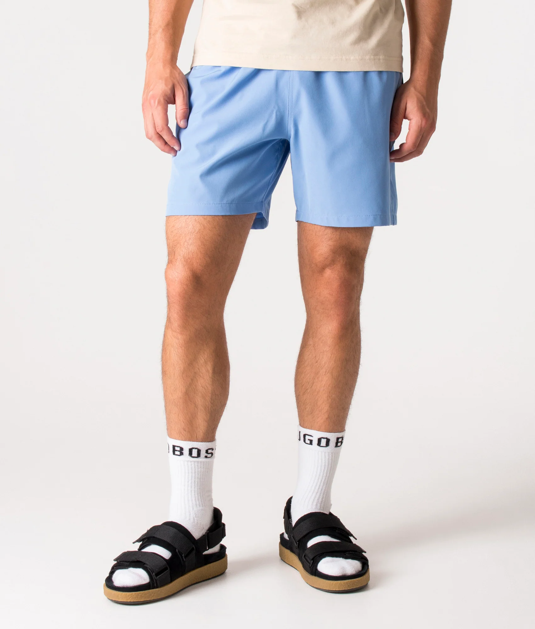 Regular Fit Traveler Mid Swim Shorts - Image 3