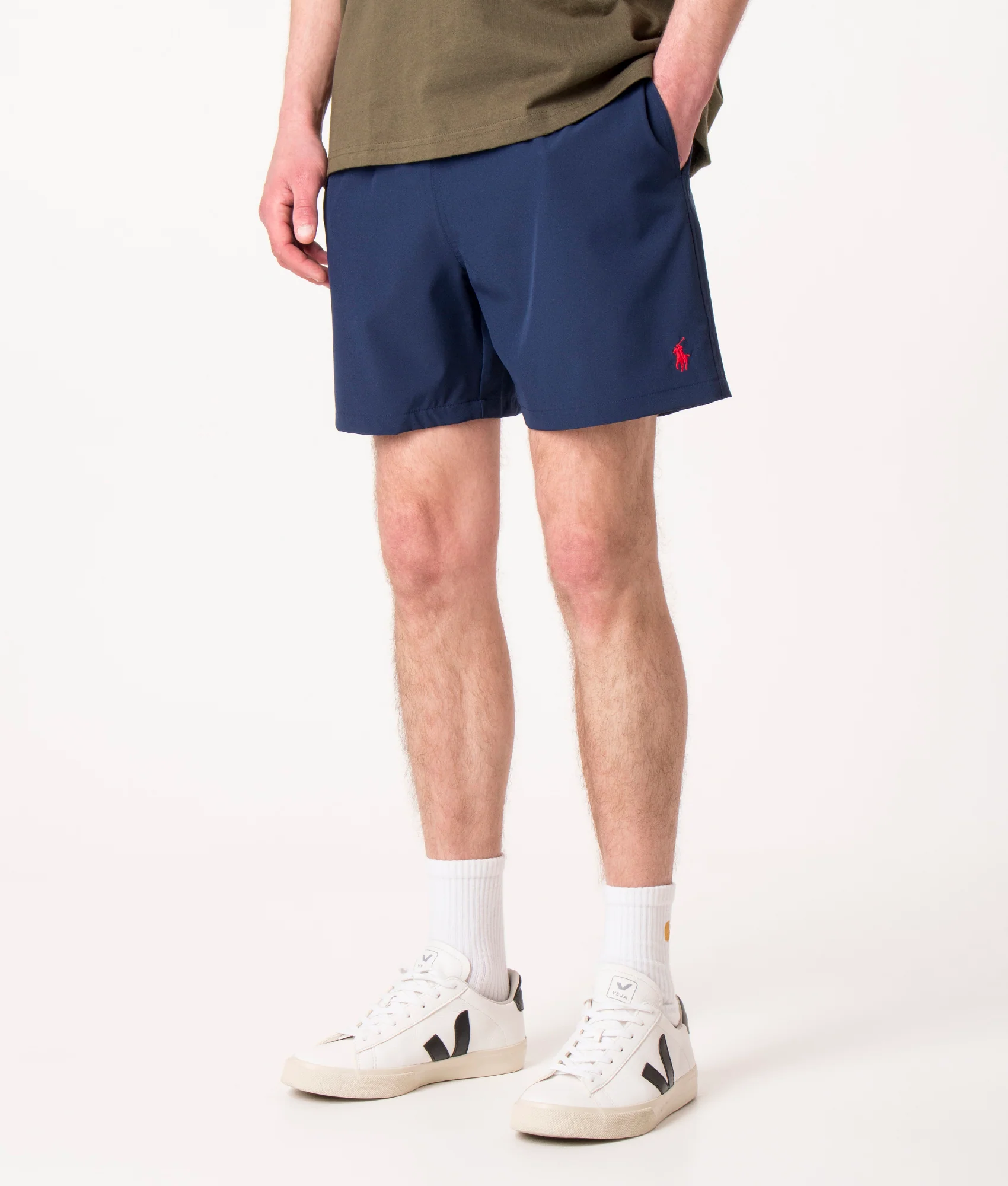 Regular Fit Traveler Mid Swim Shorts