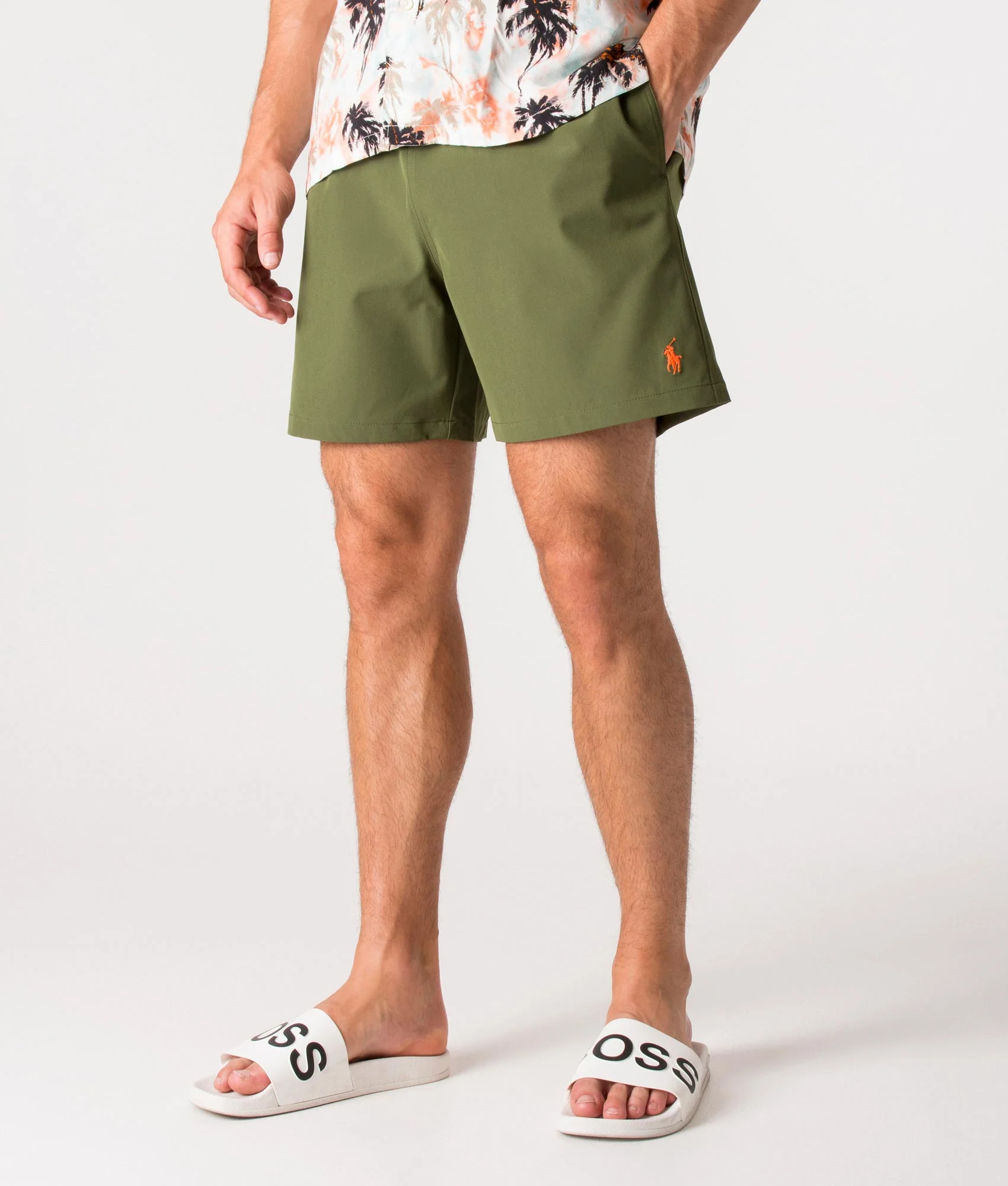 Regular Fit Traveler Mid Swim Shorts