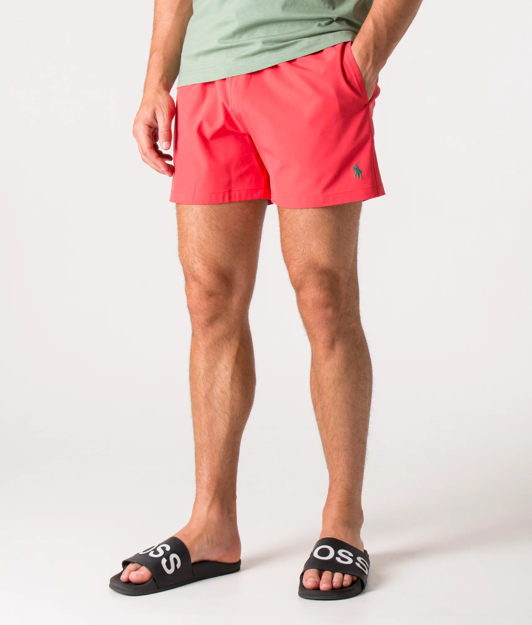 Slim Fit Traveler Mid Swim Shorts