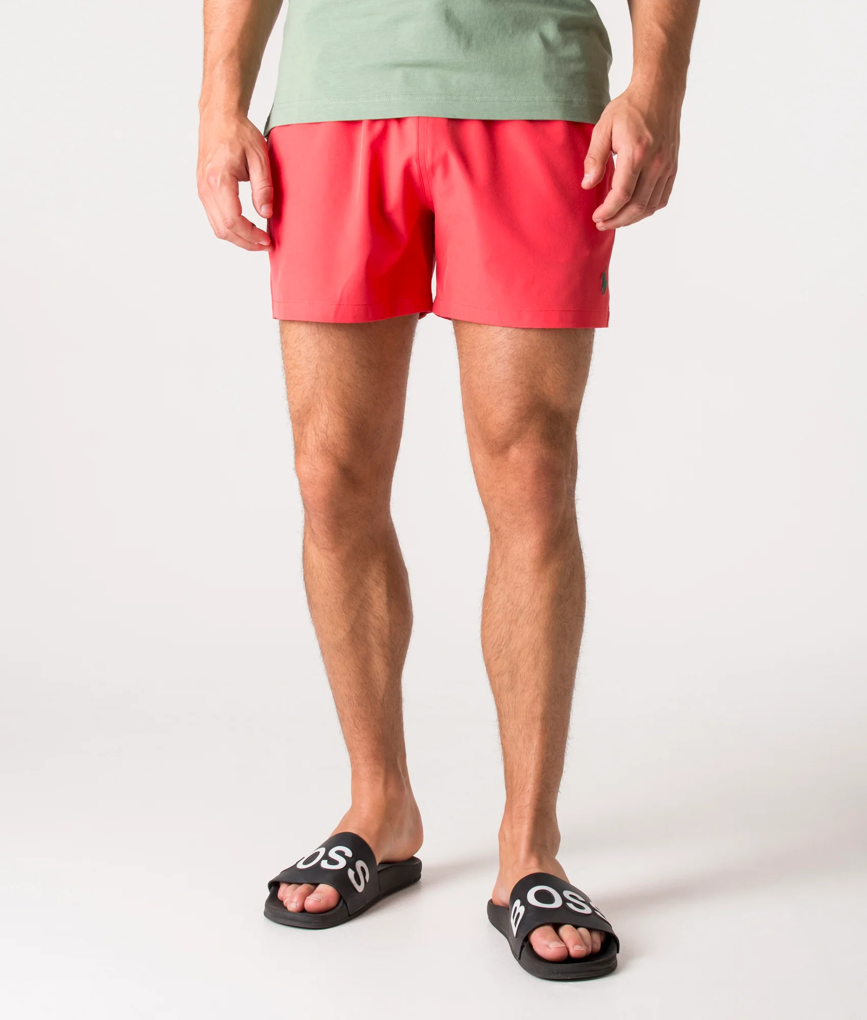 Slim Fit Traveler Mid Swim Shorts - Image 3
