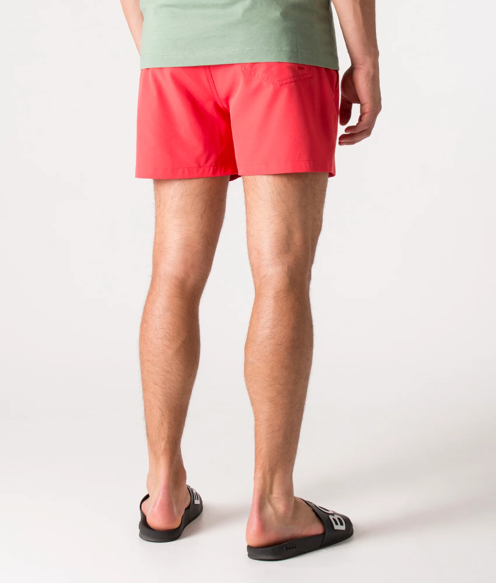 Slim Fit Traveler Mid Swim Shorts - Image 4