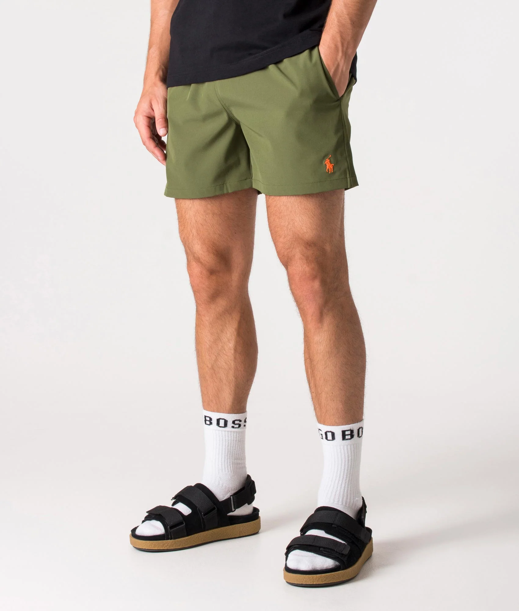 Slim Fit Traveler Mid Swim Shorts