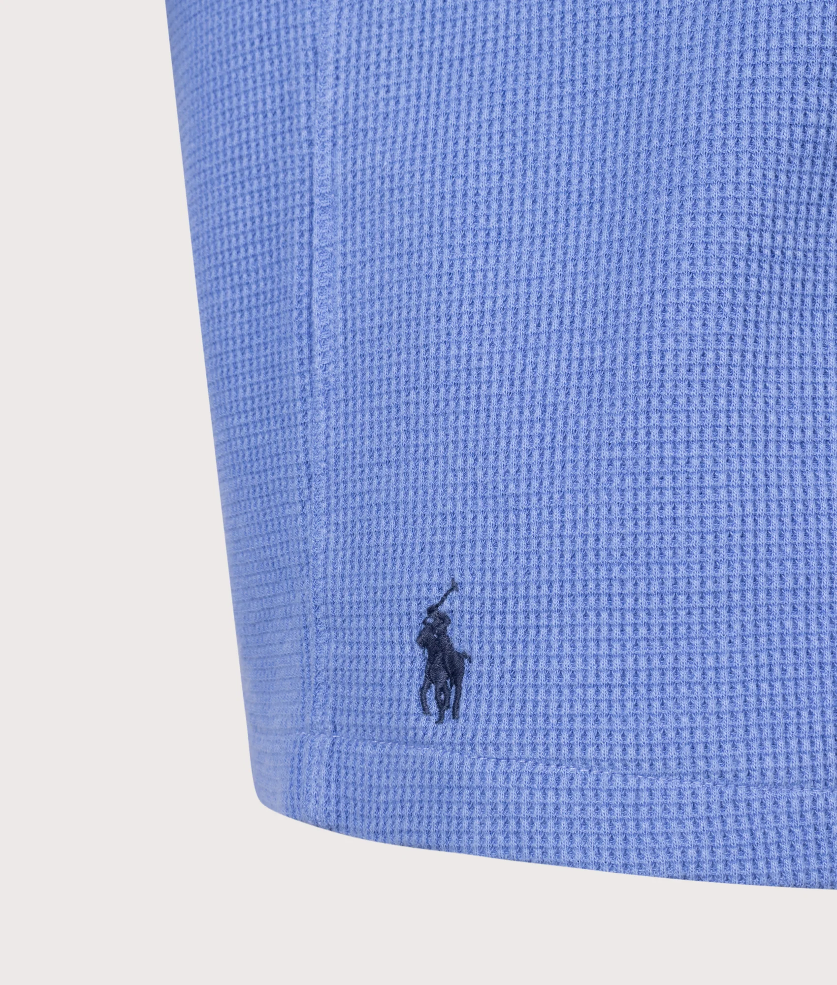 Short Sleeve Waffle-Knit Cotton-Linen Camp Shirt - Image 2