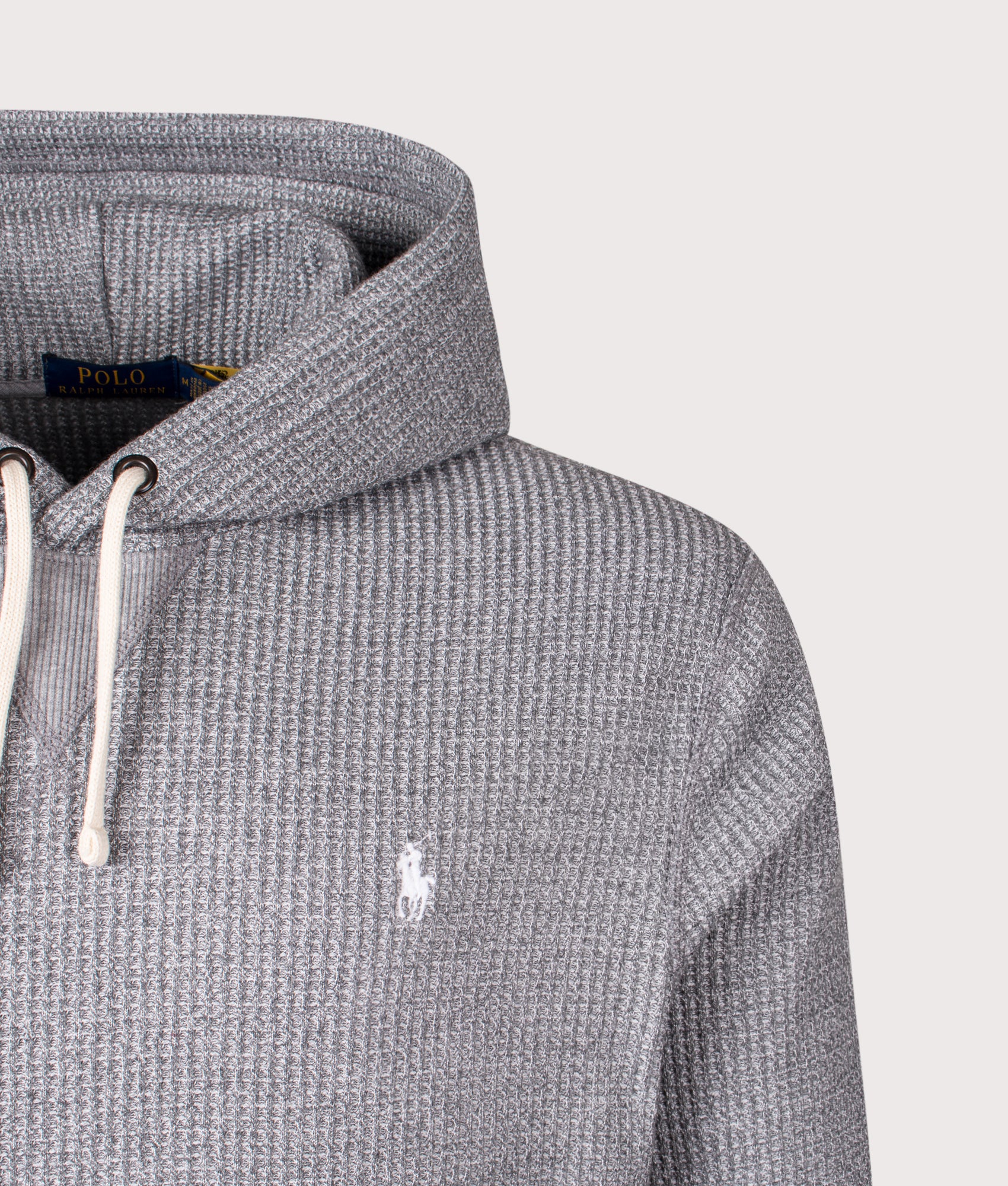 Waffle Knit Fleece Lined Hoodie - Image 2