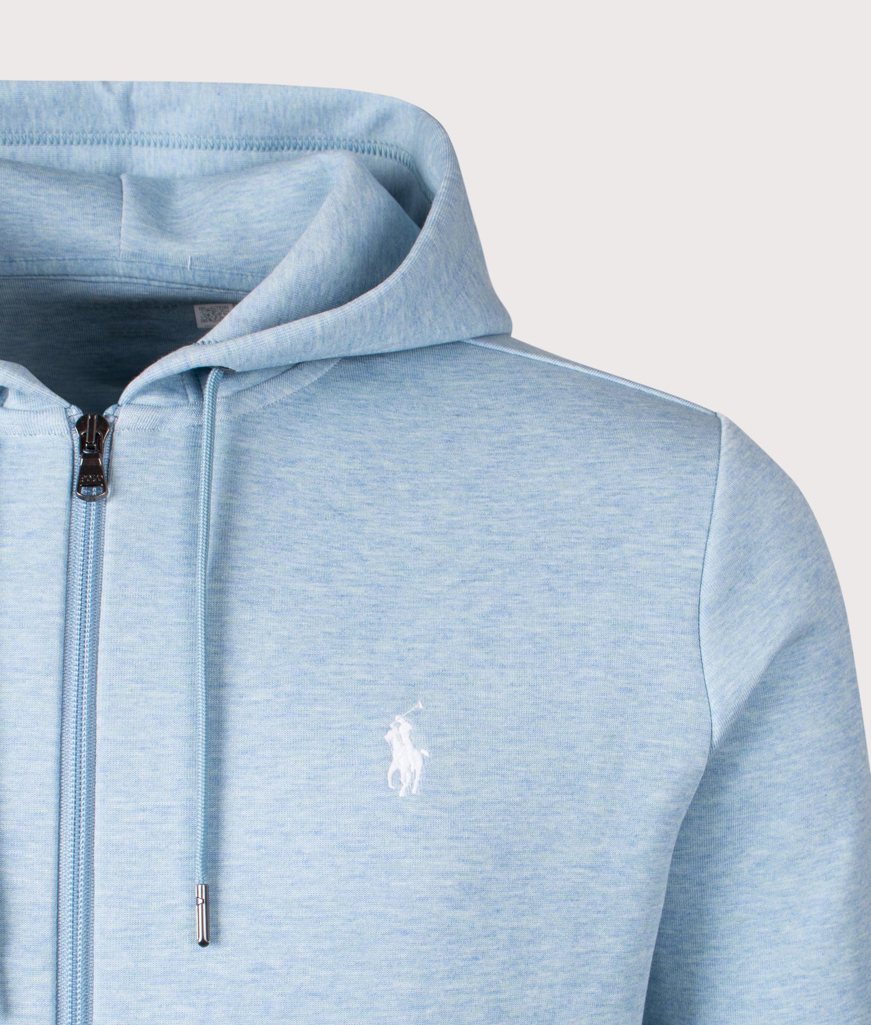 Zip Through Double Knit Hoodie - Image 2