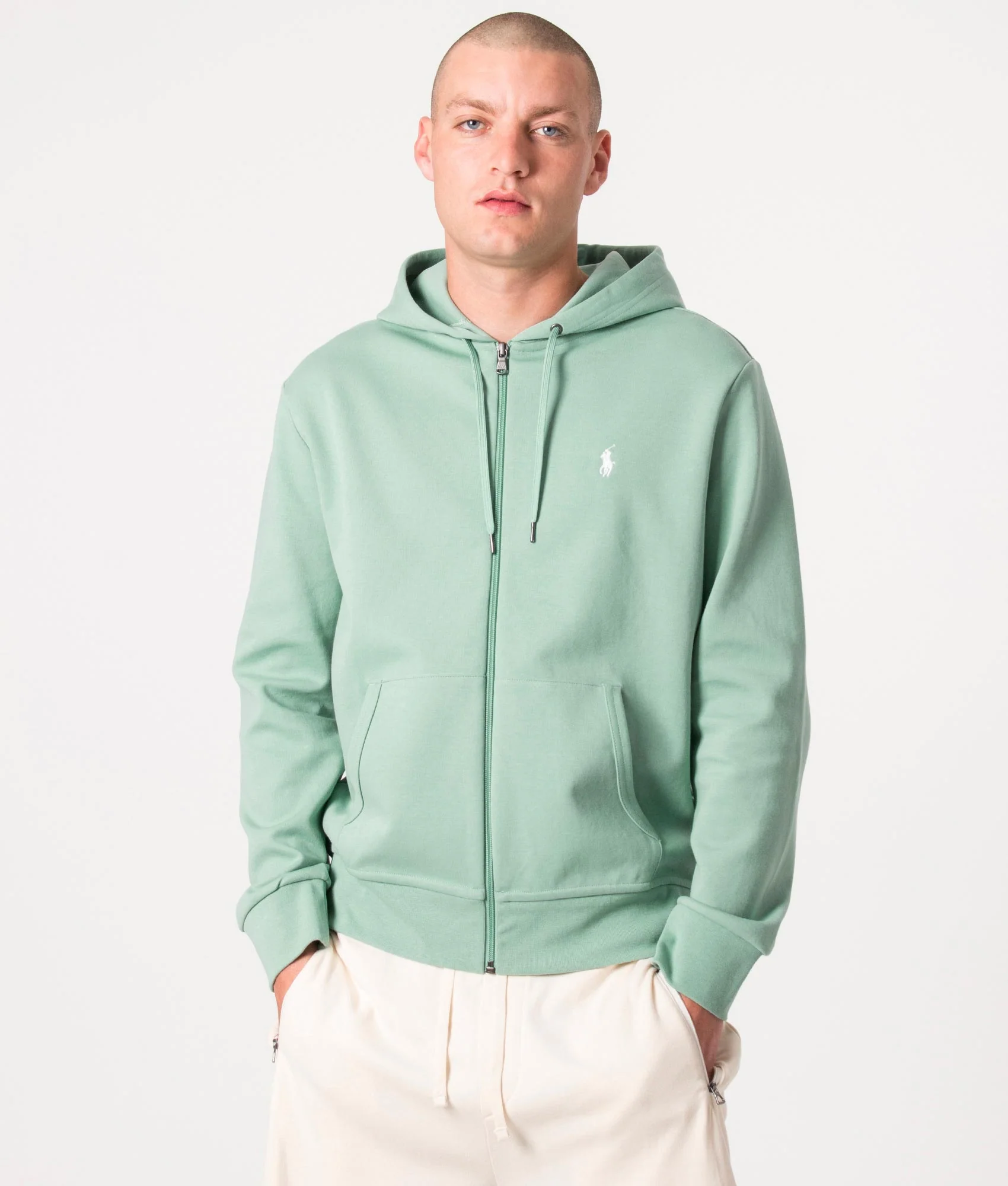 Zip Through Double Knit Hoodie