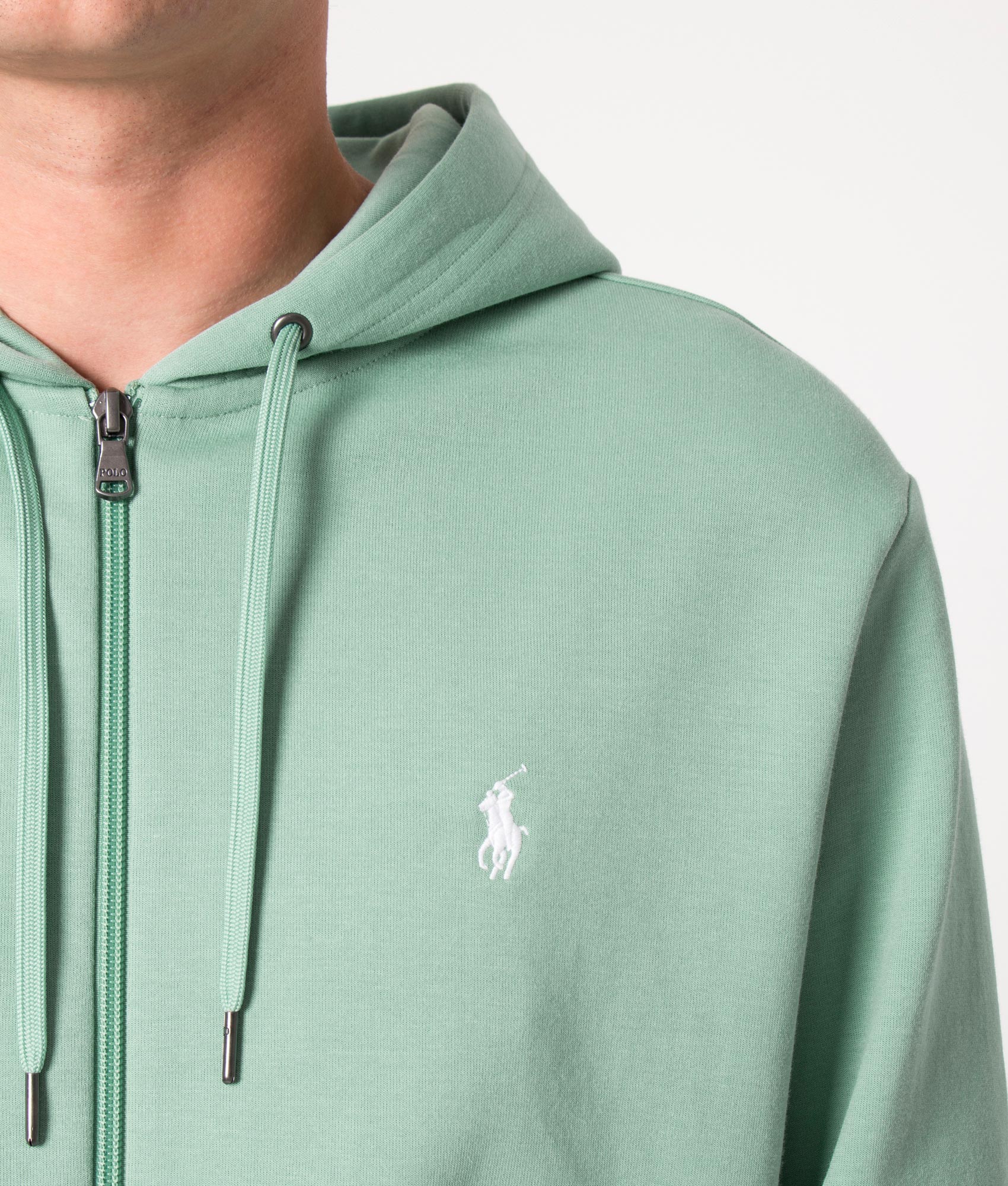Zip Through Double Knit Hoodie - Image 2