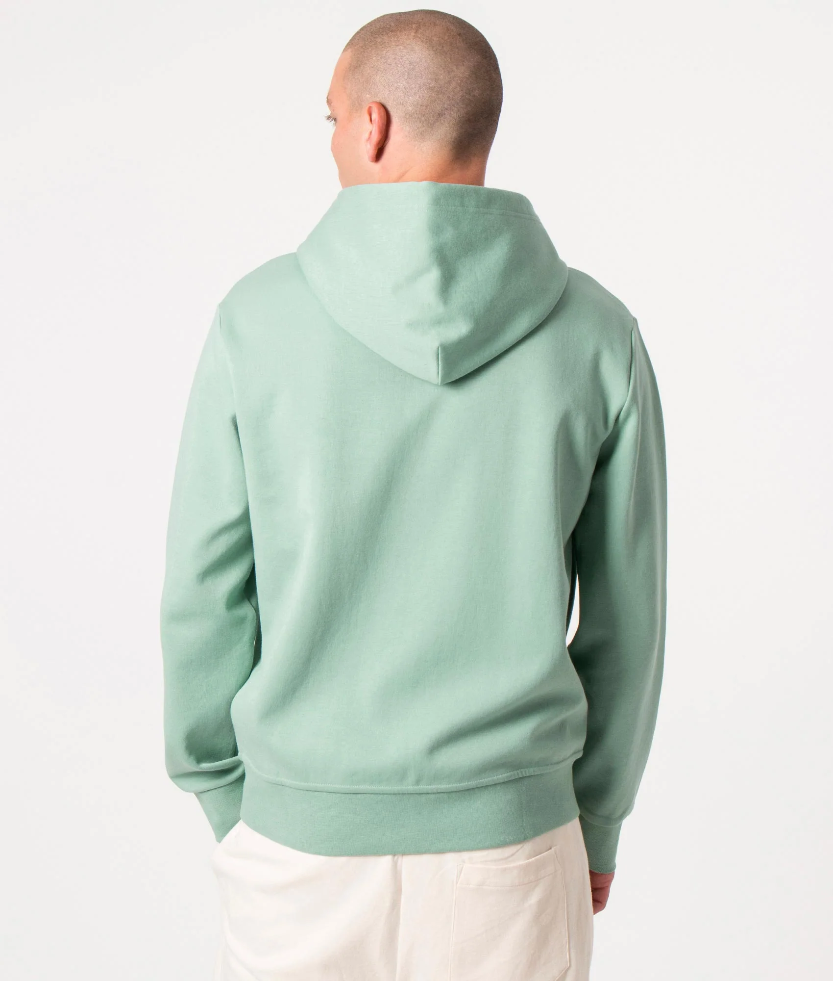 Zip Through Double Knit Hoodie - Image 3