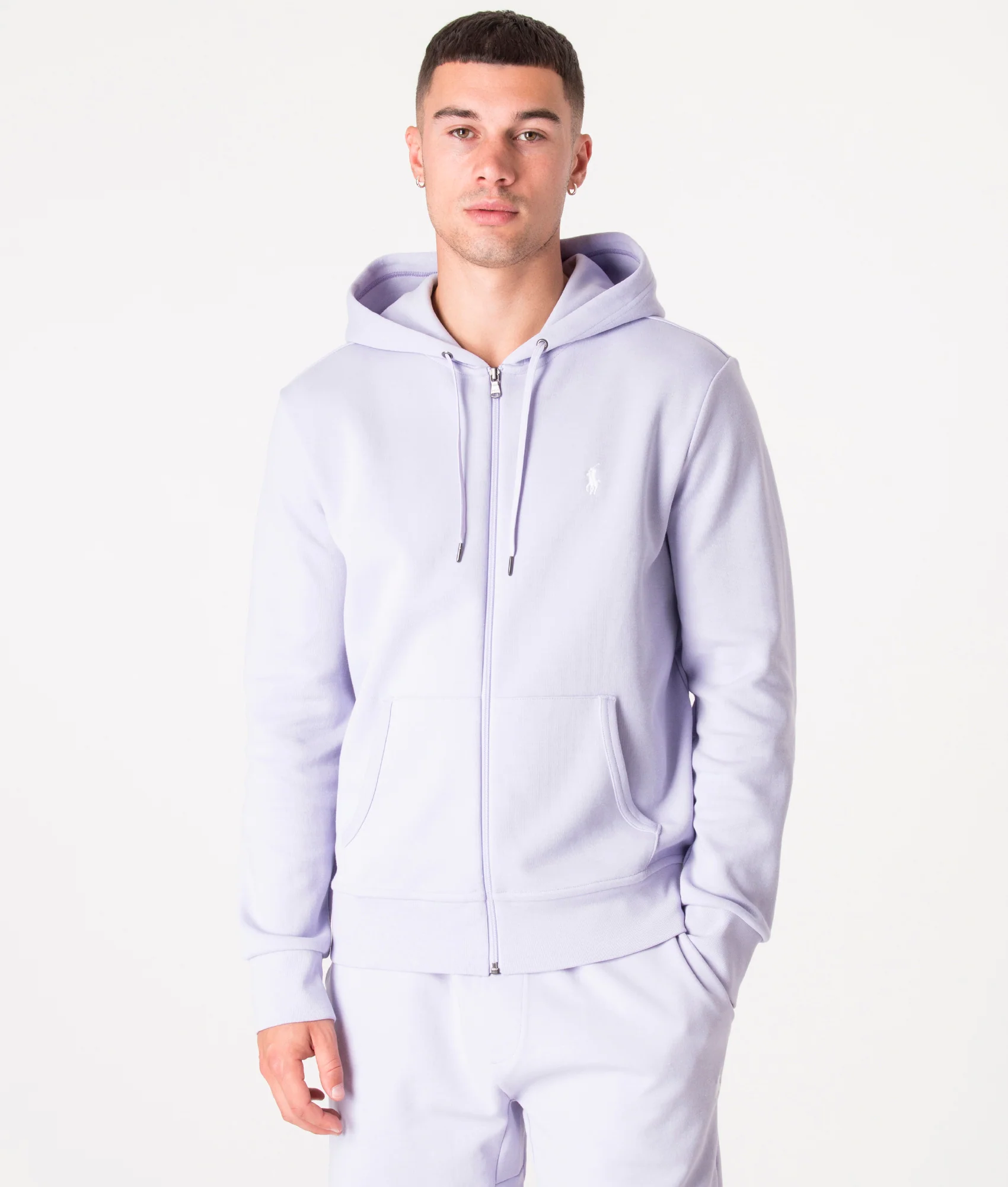 Zip Through Double Knit Hoodie