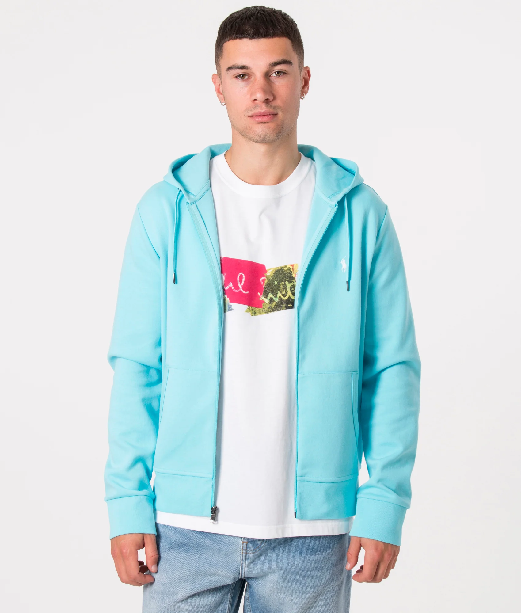 Zip Through Double Knit Hoodie - Image 3