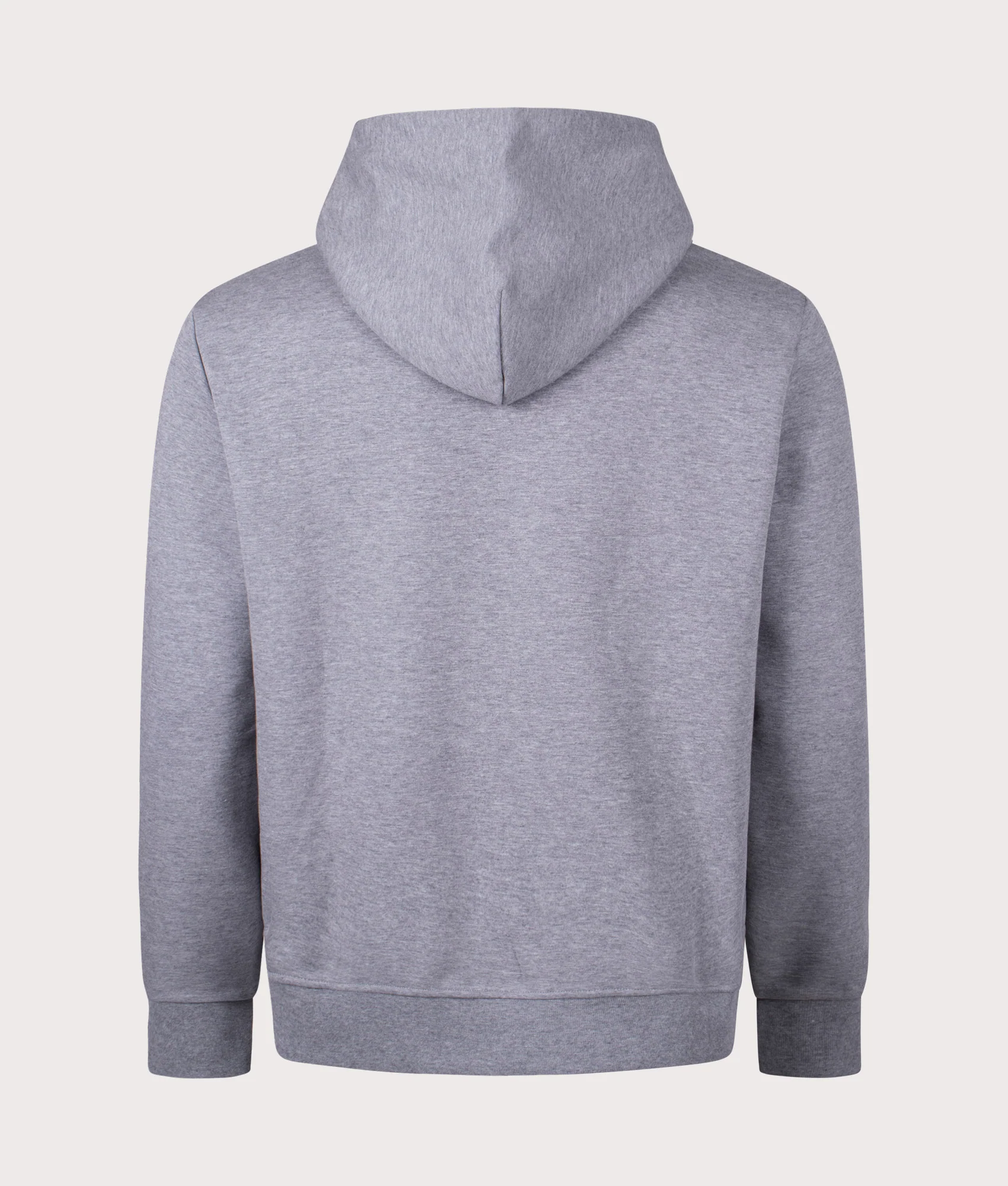 Zip Through Double Knit Zip Up Hoodie - Image 3