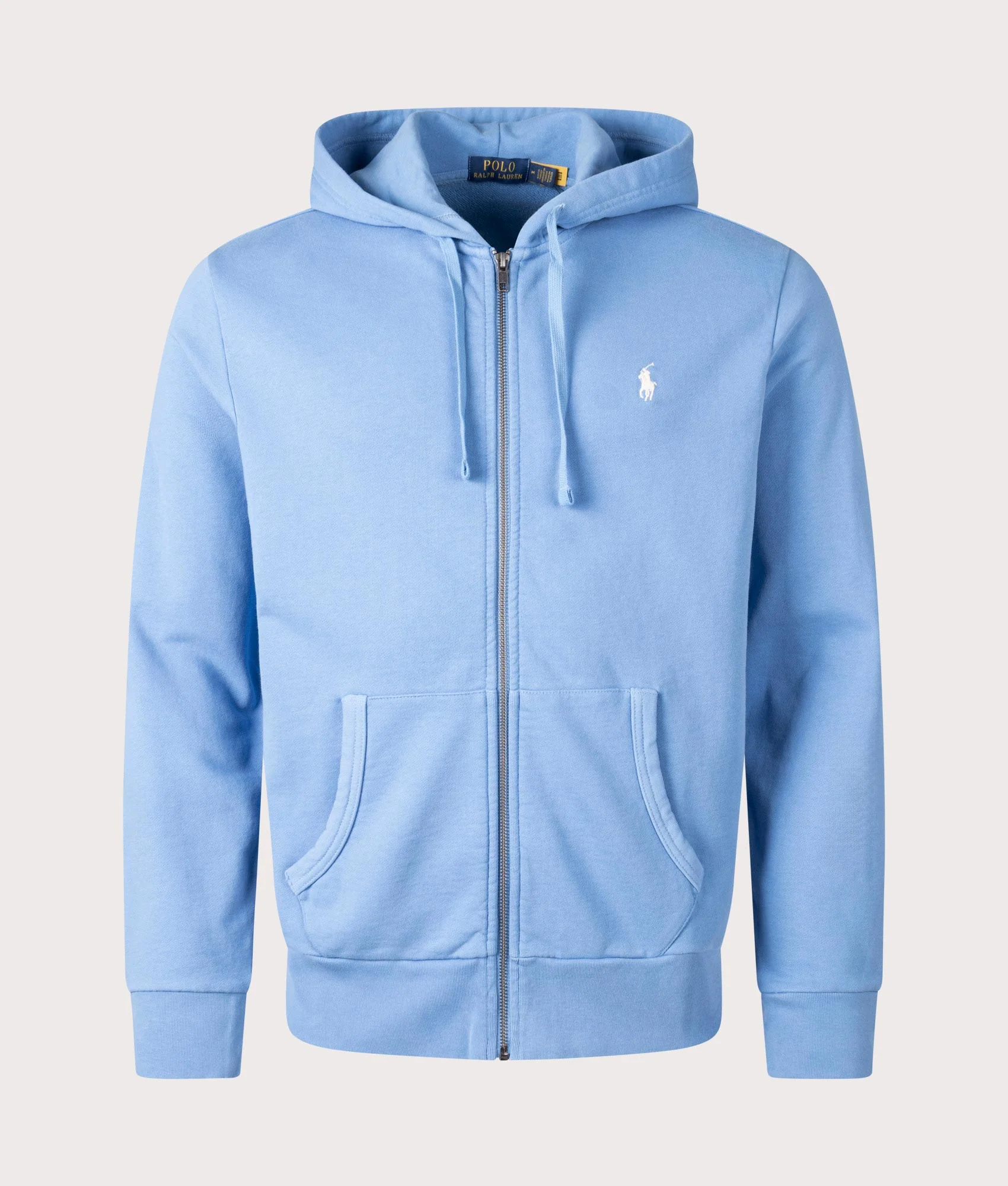 Zip Through Loopback Fleece Hoodie