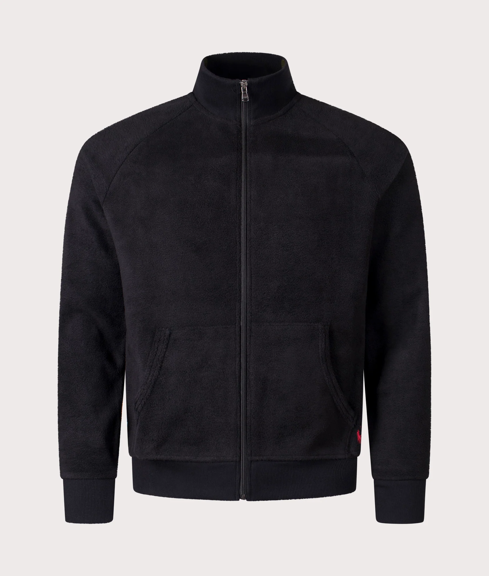 Zip Through Mockneck Loungewear Fleece Sweatshirt