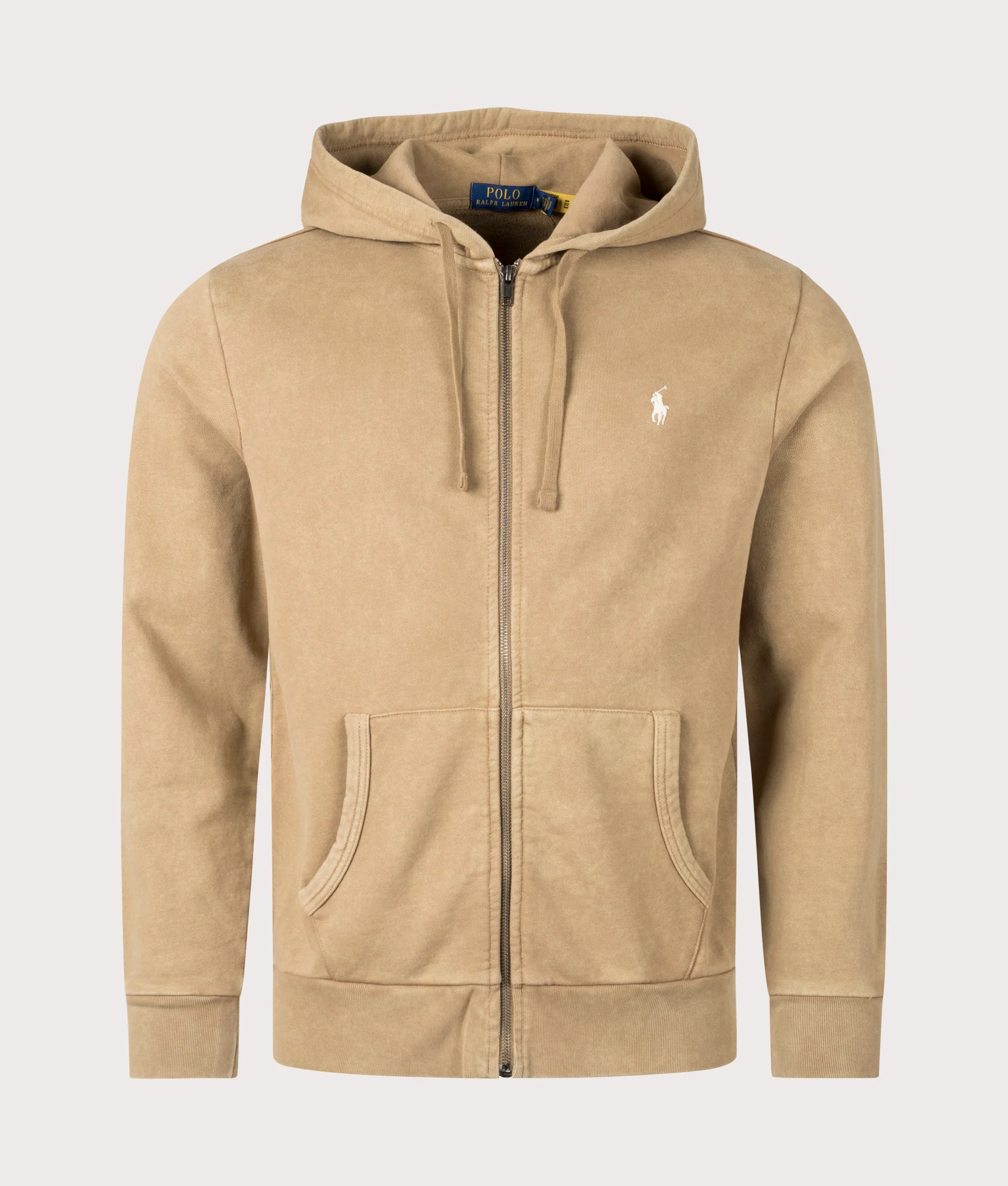 Zip Through Loopback Fleece Hoodie