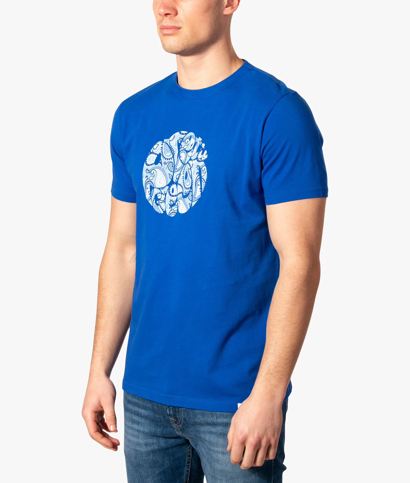Blake Paisley Printed Logo T-Shirt - Image 3