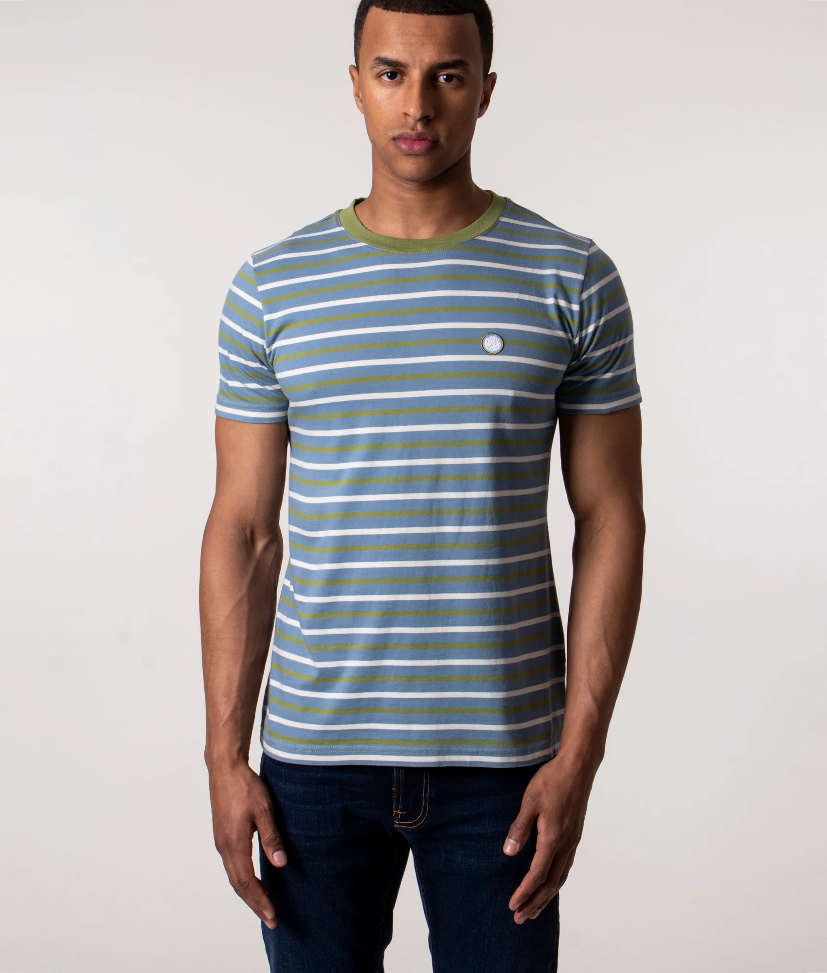 Slim Fit Capella Narrow Stripe T-Shirt