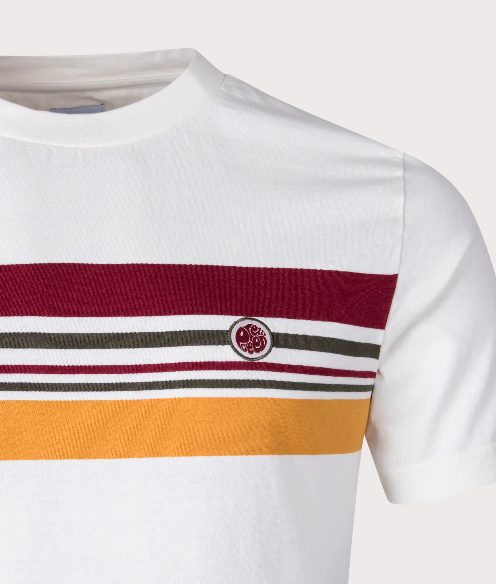 Slim Fit Hollen Chest Stripe T-Shirt - Image 2