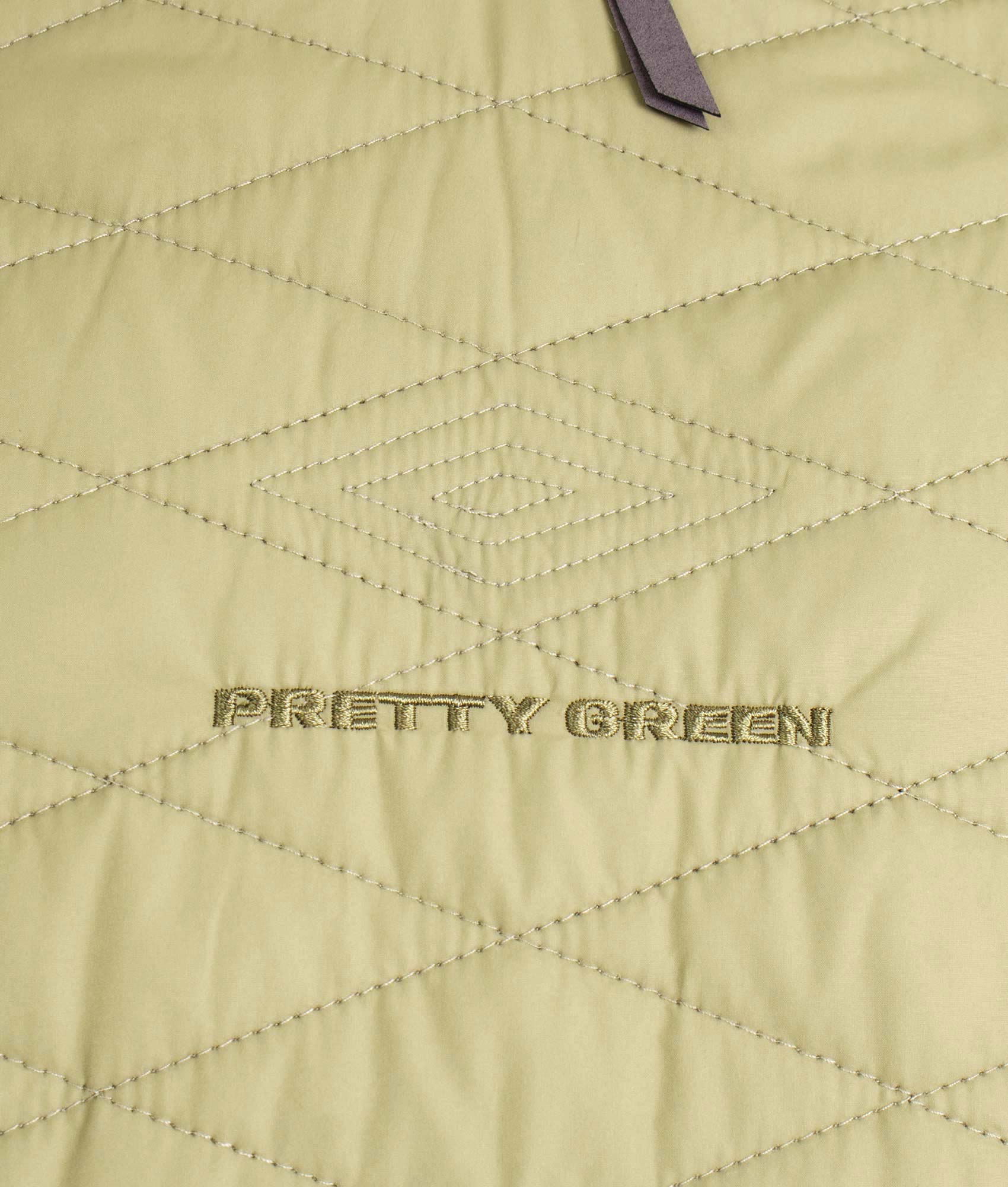 Pretty Green X Umbro Diamond Quilted Hooded Jacket - Image 5