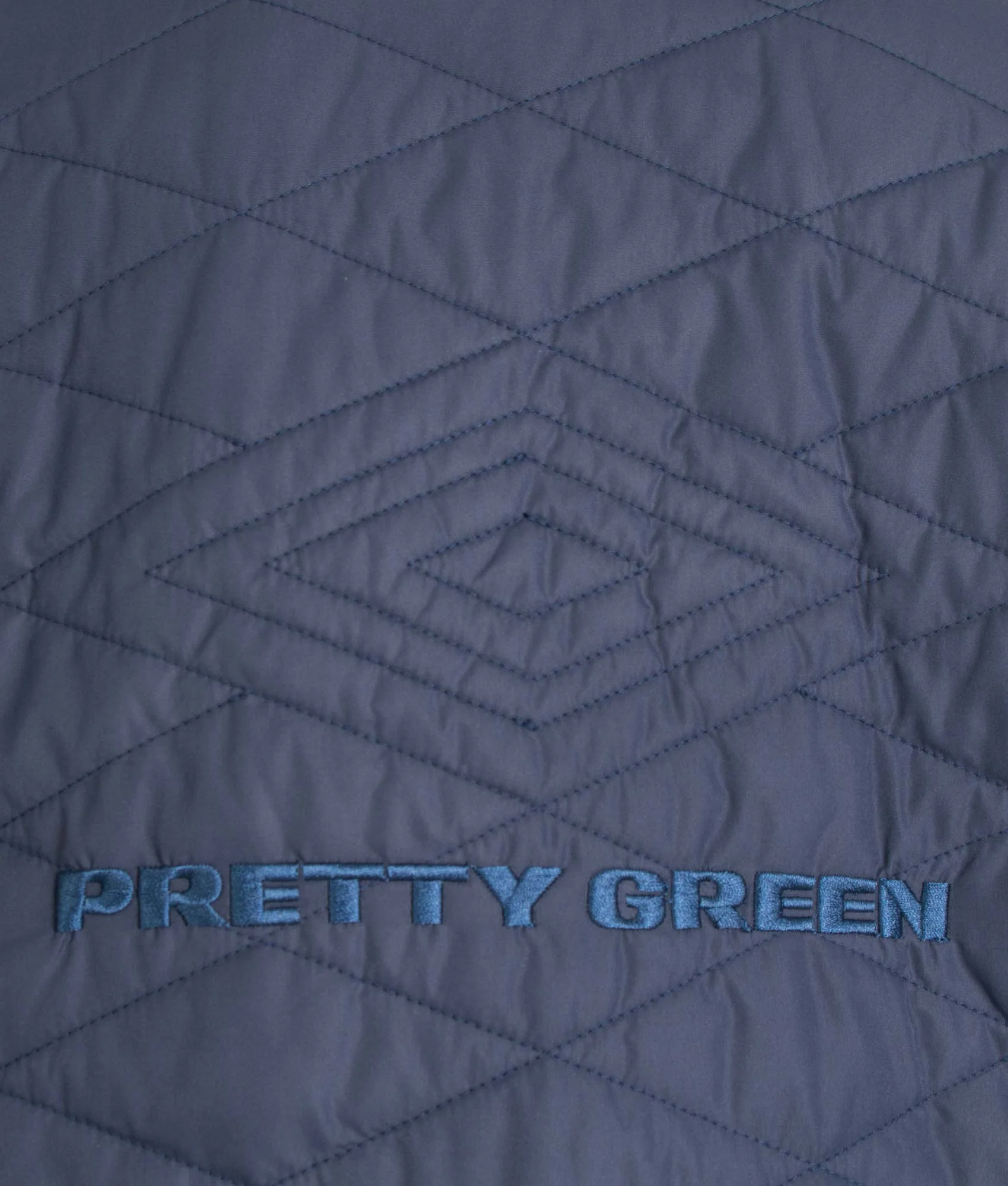 Pretty Green X Umbro Diamond Quilted Hooded Jacket - Image 7