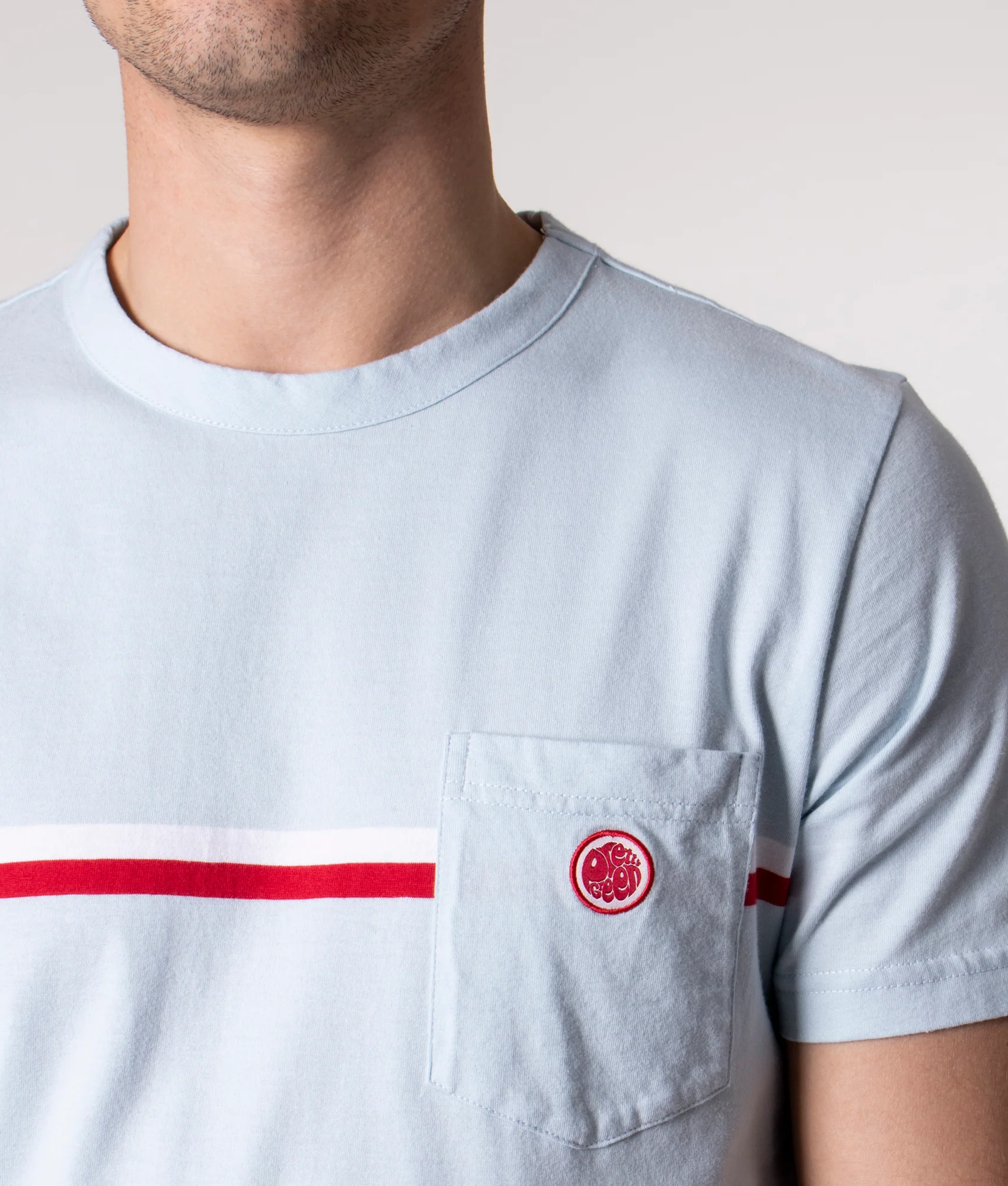 Slim Fit Tilby Chest Stripe T-Shirt - Image 3