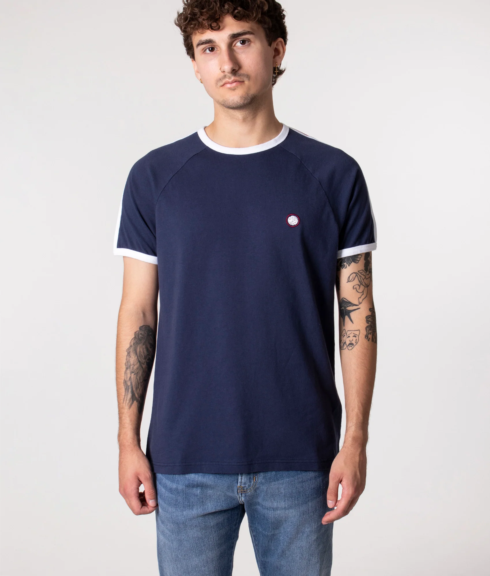 Slim Fit Tilby Ringer T-Shirt - Image 3
