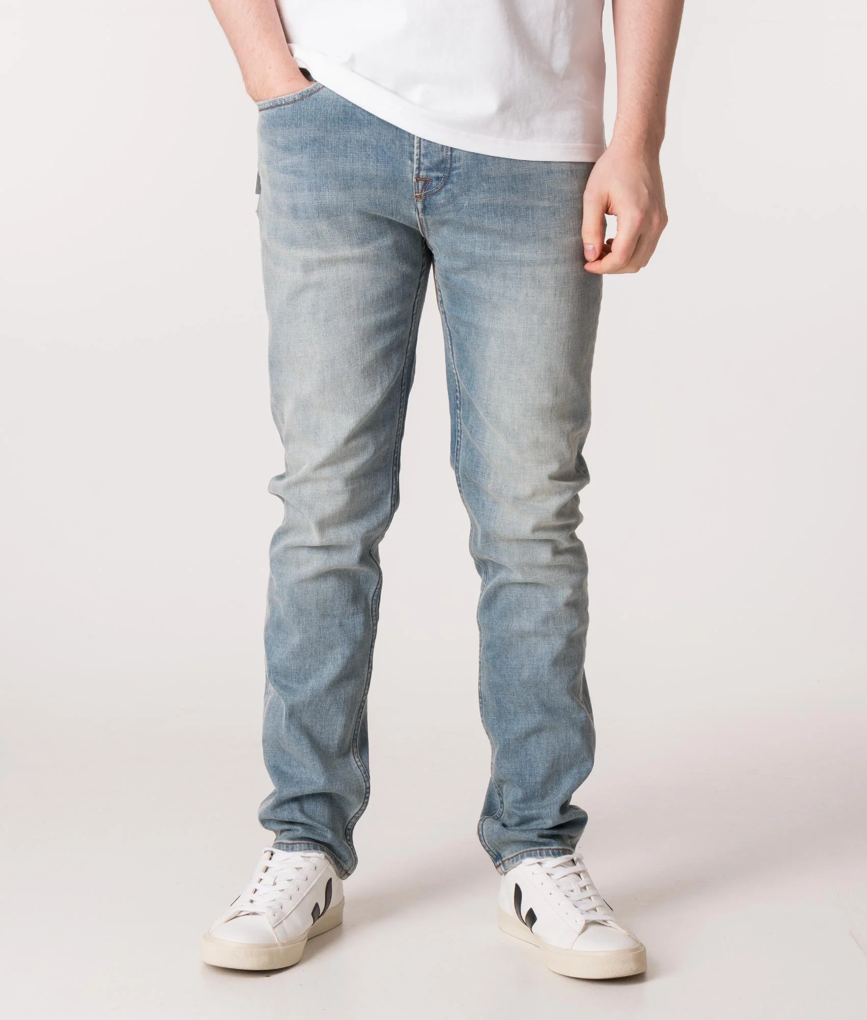 Slim Fit Erwood Washed Jeans - Image 3