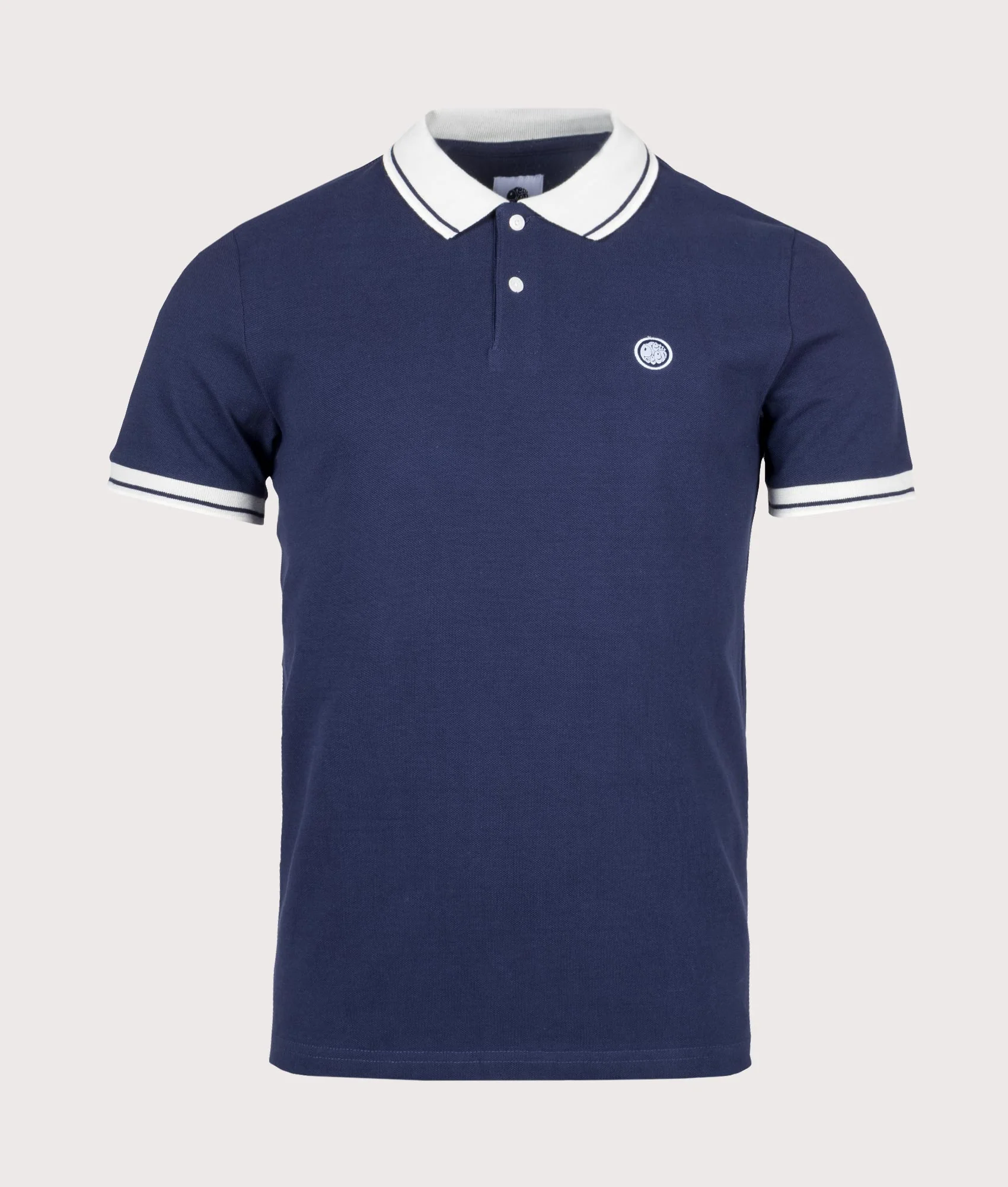 Waterfall Contrast Collar Polo Shirt