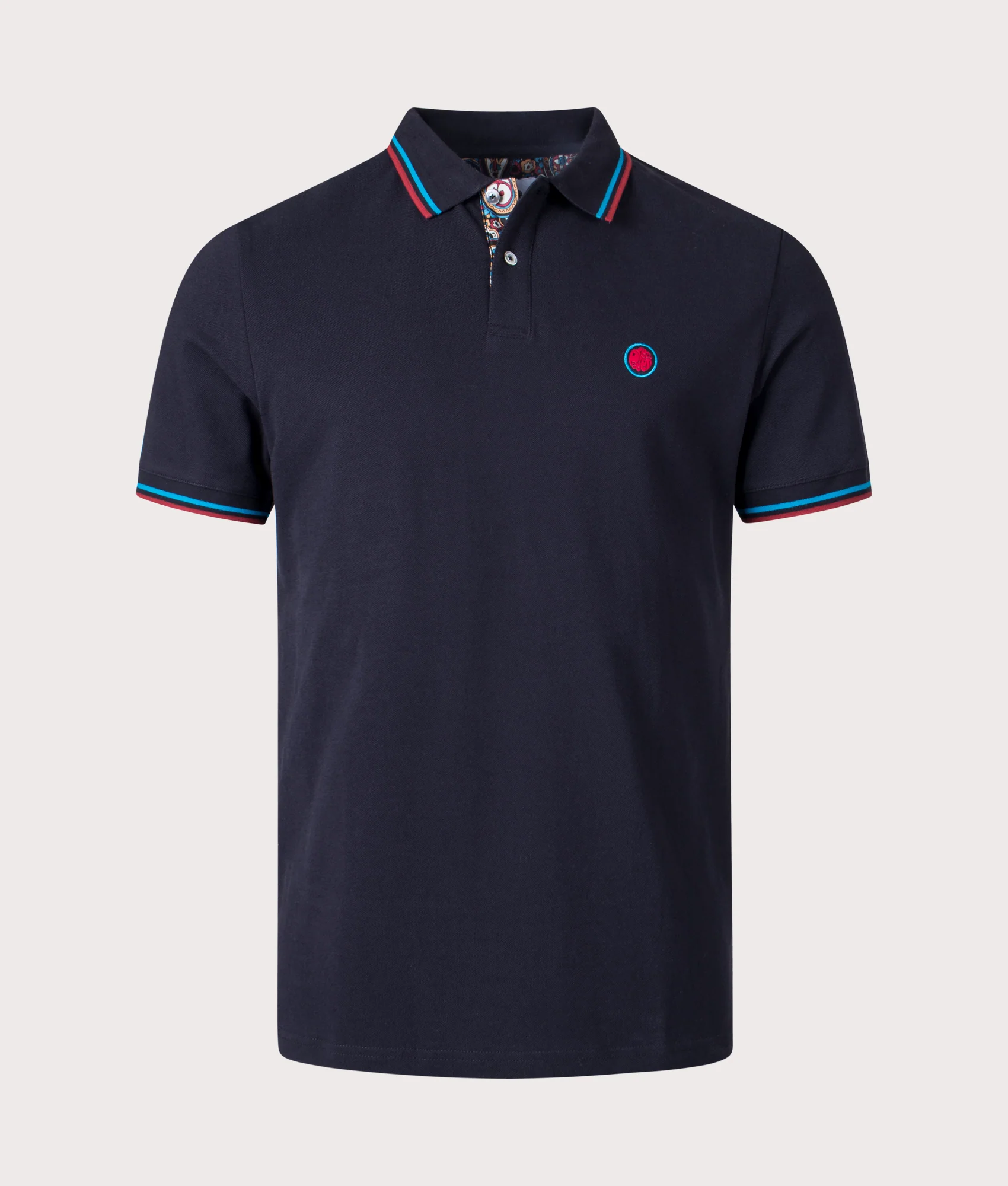 Wonderwall Paisley Placket Polo Shirt