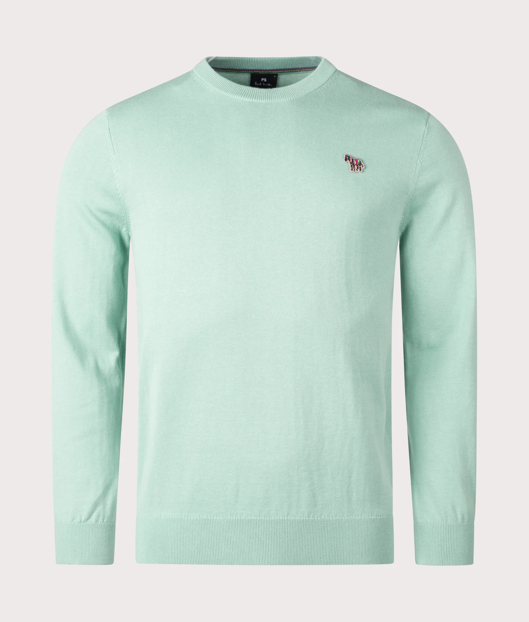 Regular Fit Zebra Badge Knit Jumper