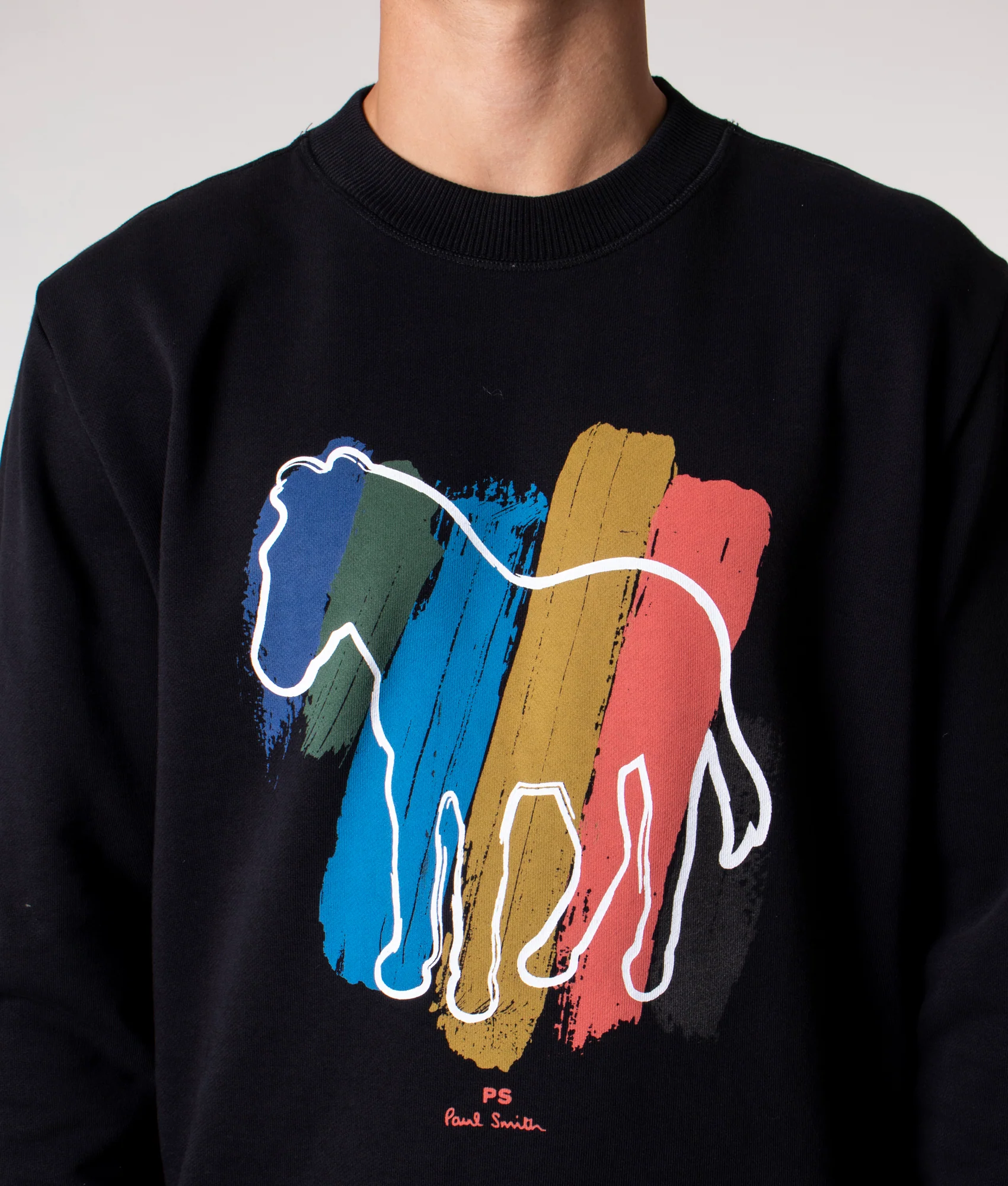 Regular Fit Broad Stripe Zebra Sweatshirt - Image 2