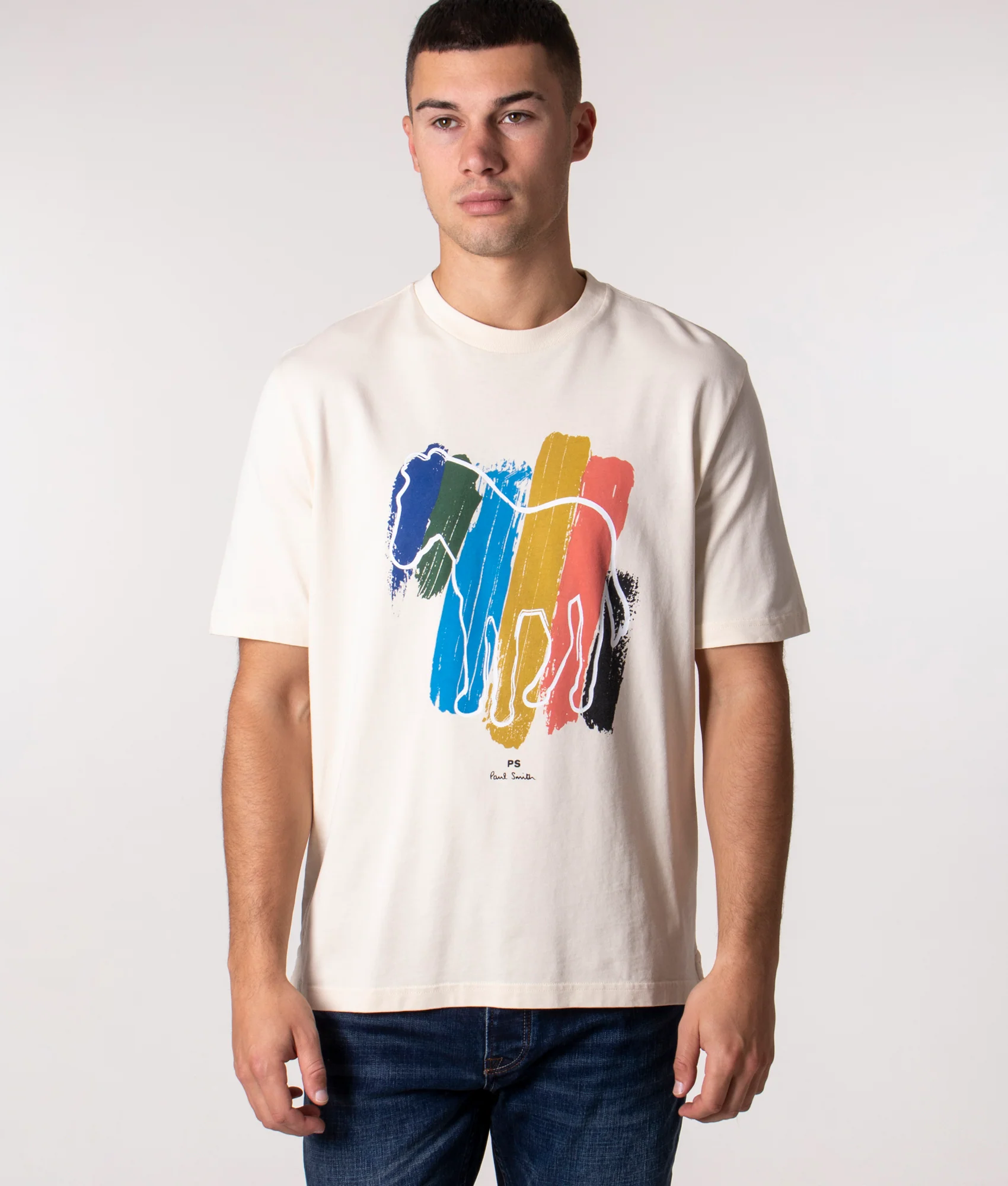 Regular Fit Broad Stripe Zebra T-Shirt