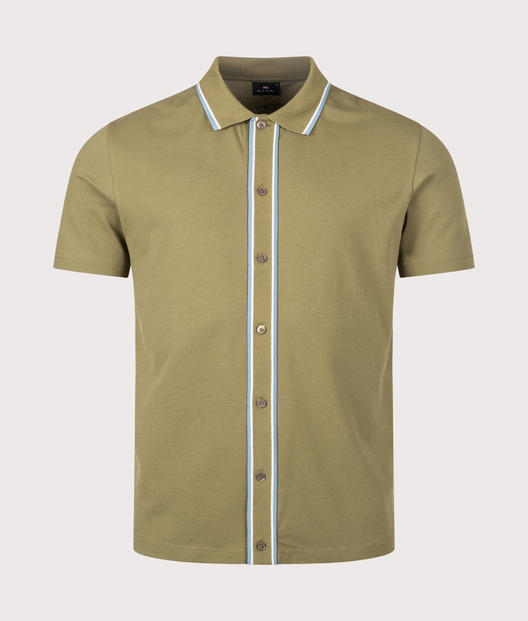 Regular Fit Button Through Polo Shirt