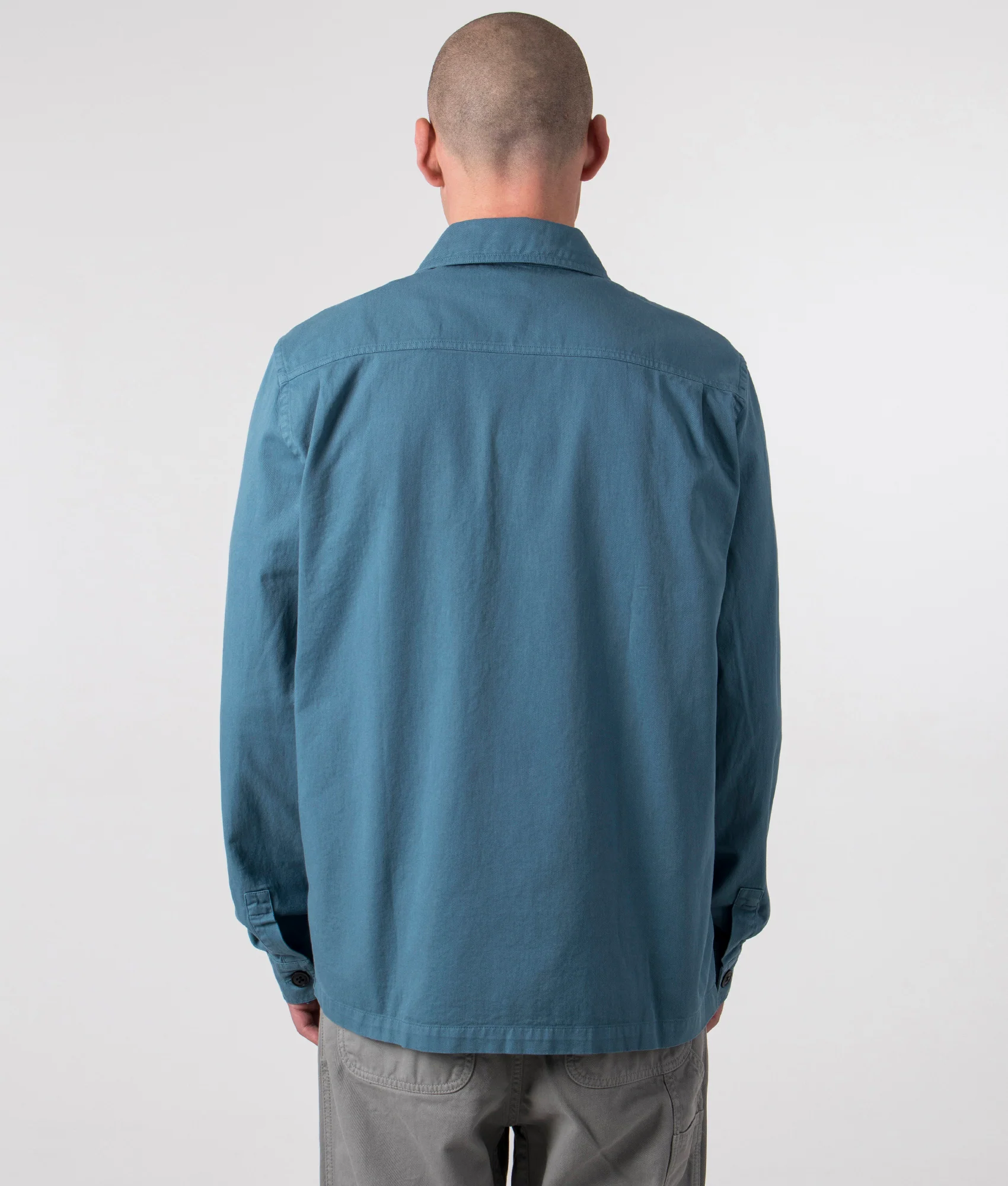 Regular Fit Broad Stripe Zebra Overshirt - Image 5