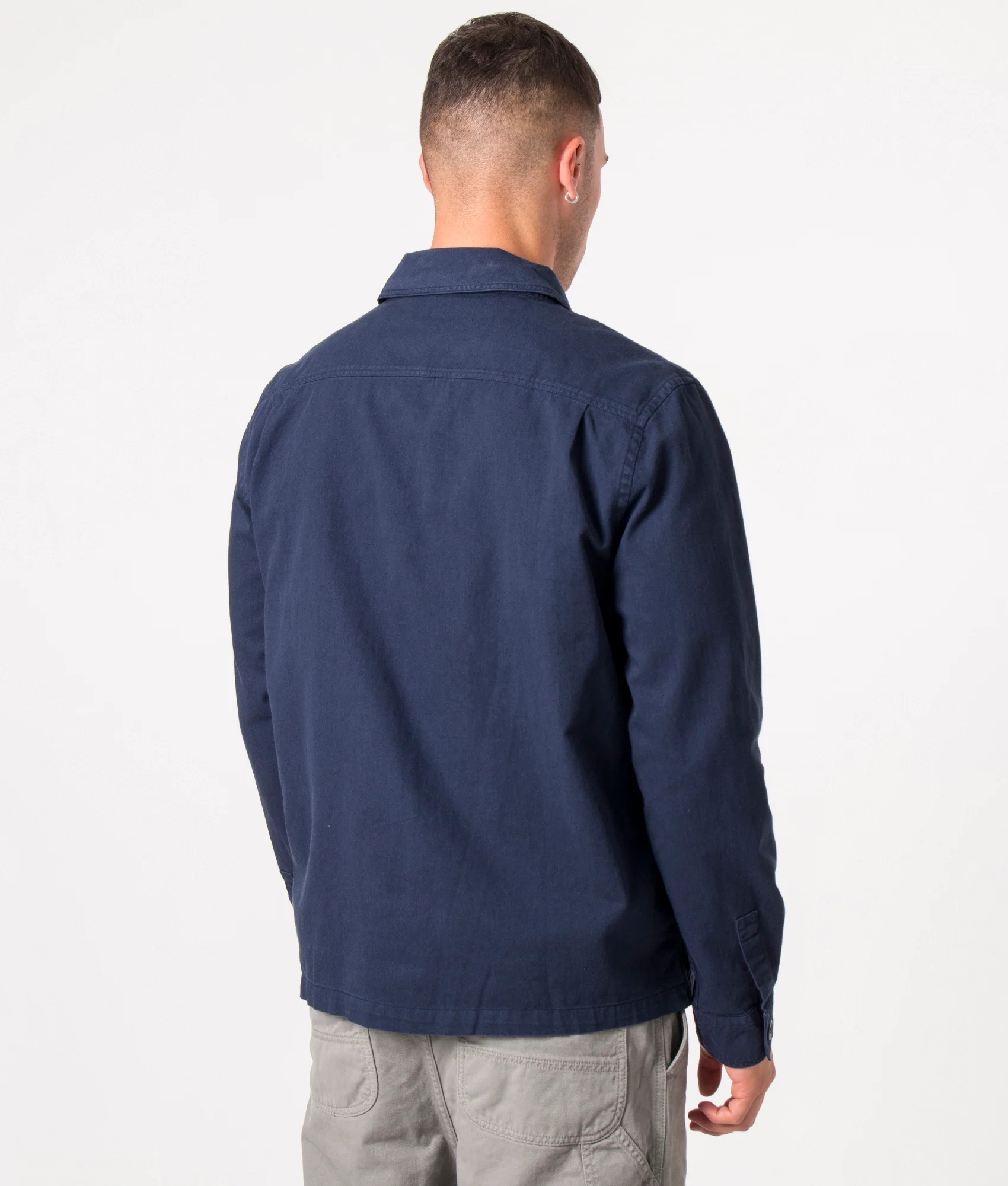 Regular Fit Broad Stripe Zebra Overshirt - Image 3