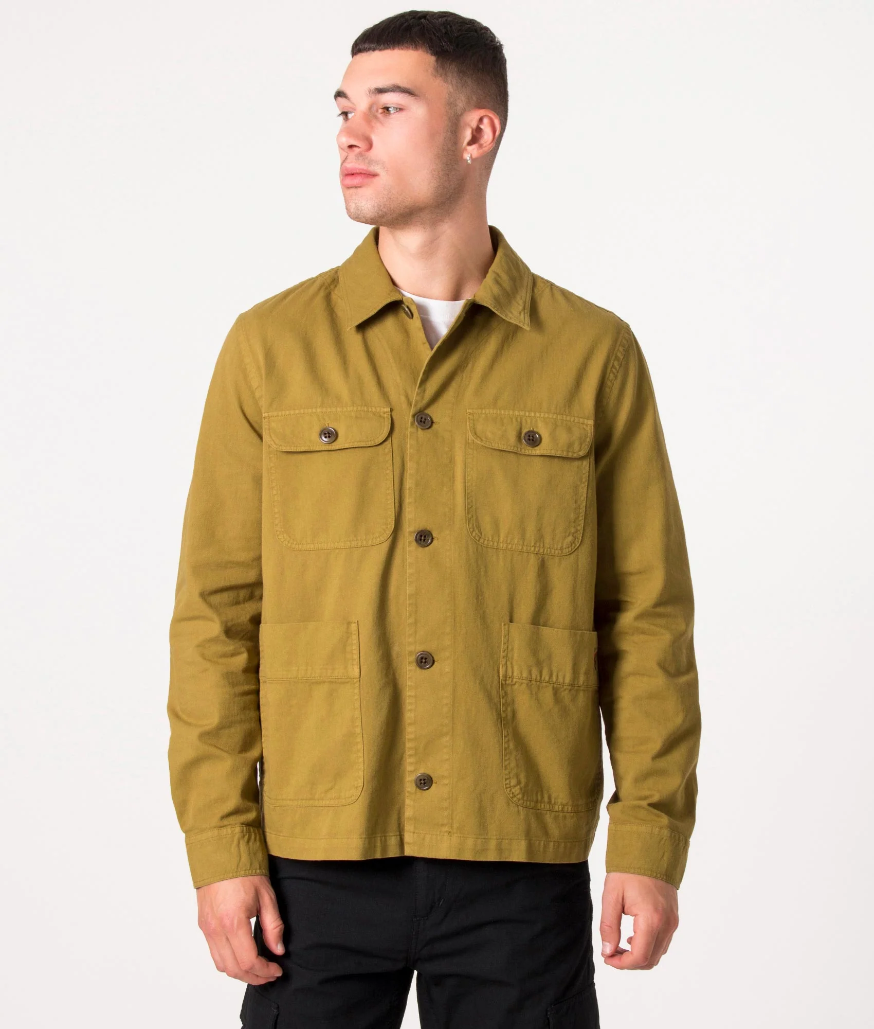 Regular Fit Broad Stripe Zebra Overshirt - Image 3