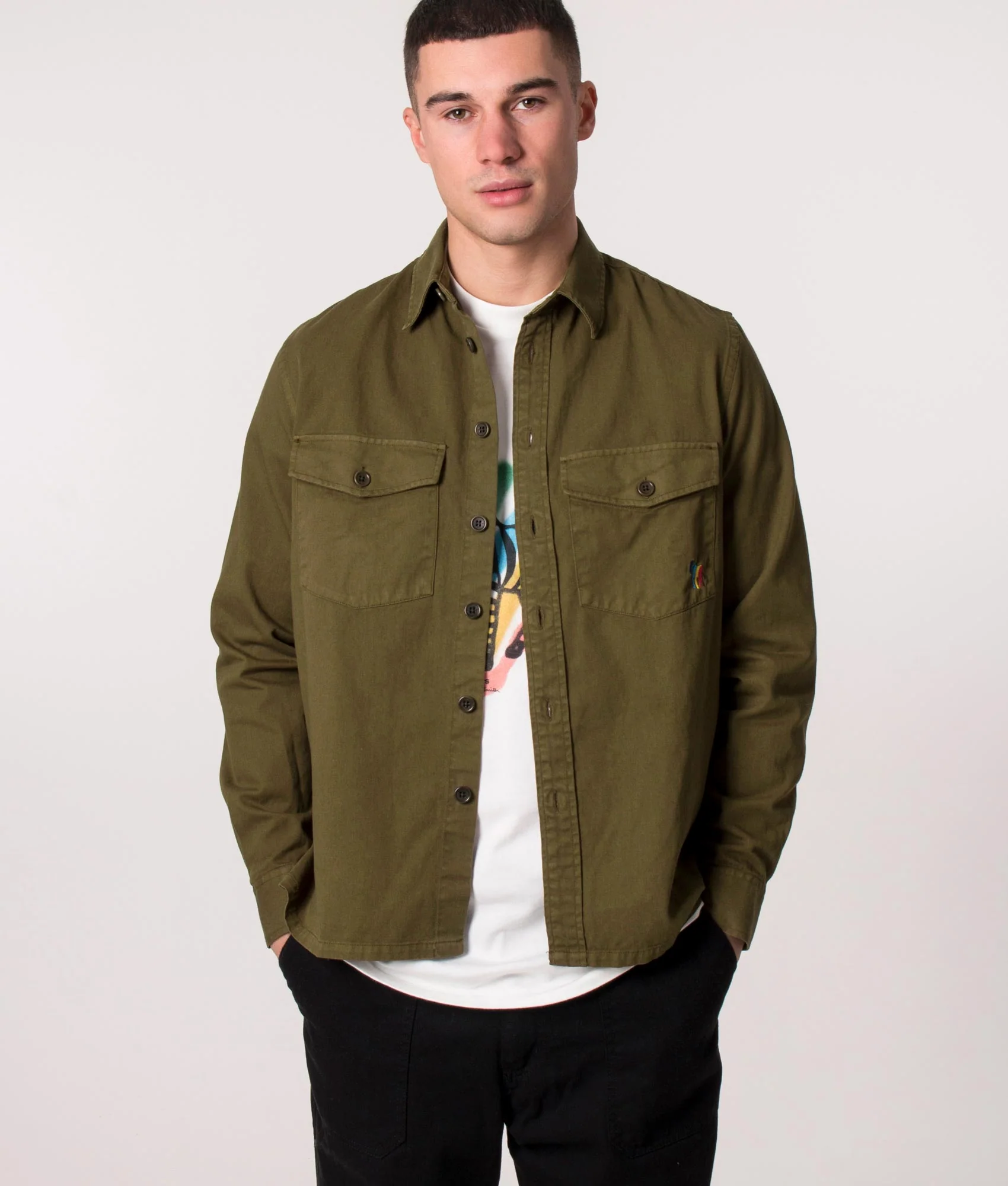 Relaxed Fit Chest Pocket Shirt - Image 3