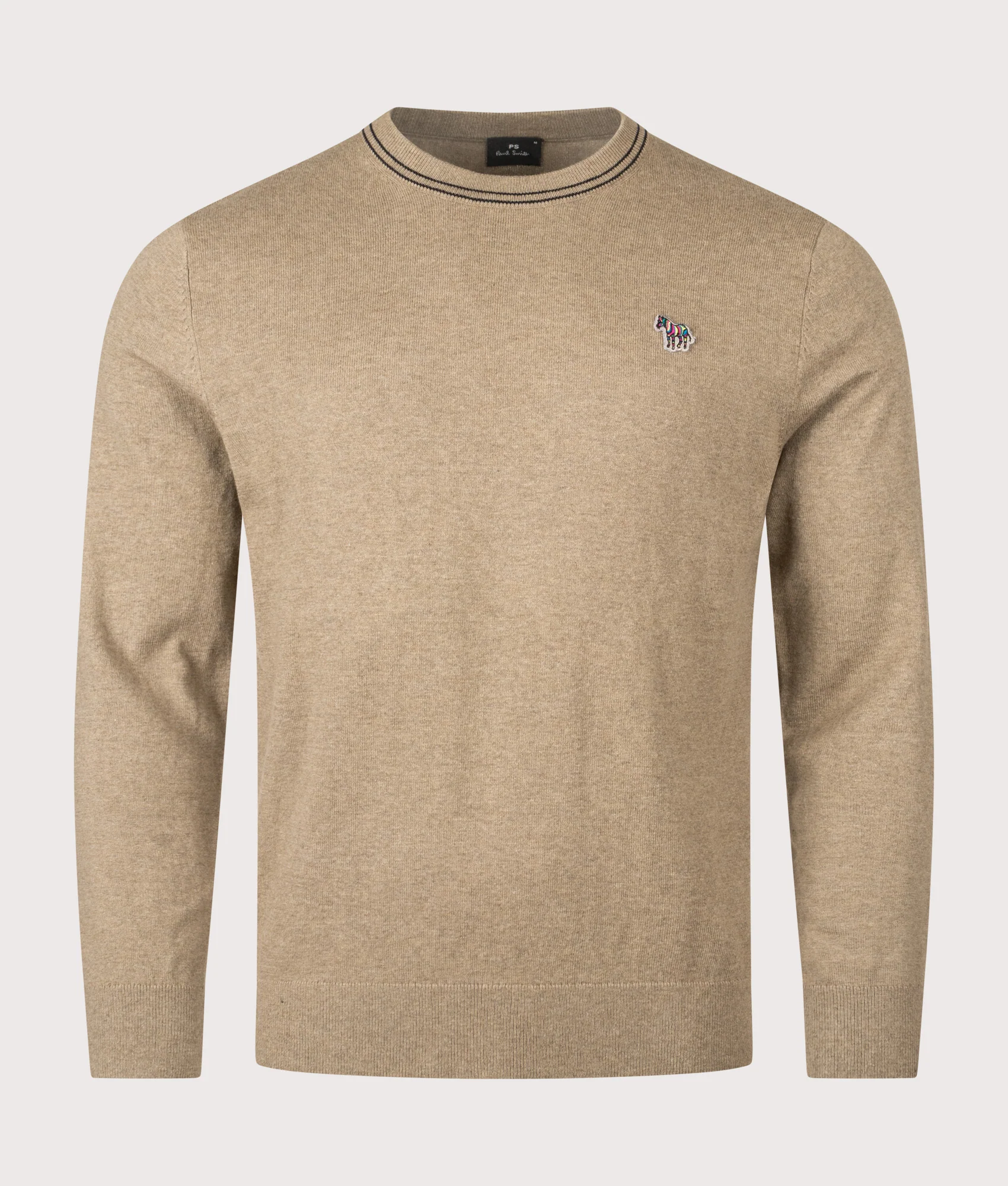 Regular Fit Zebra Badge Jumper