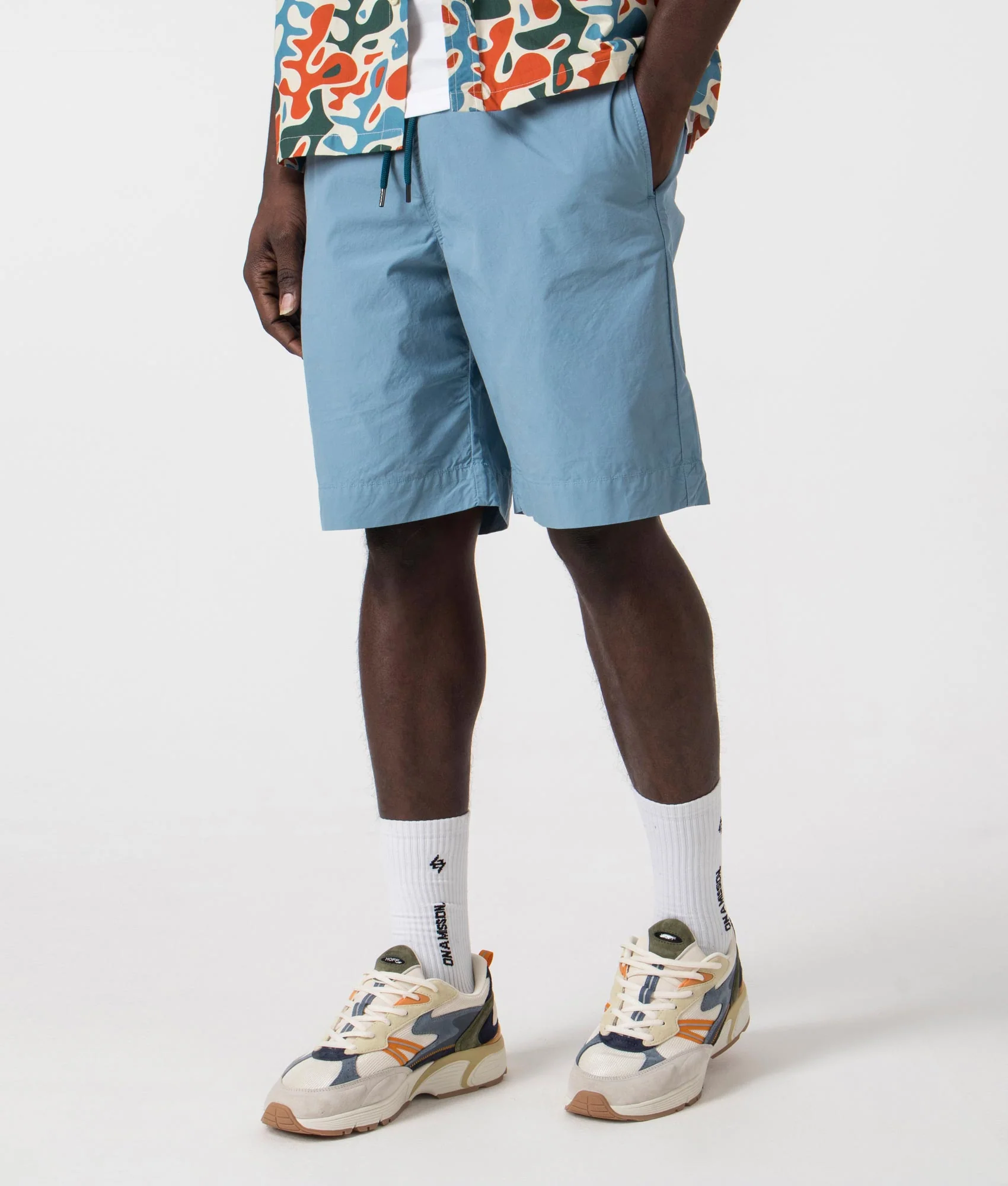 Regular Fit Drawstring Shorts