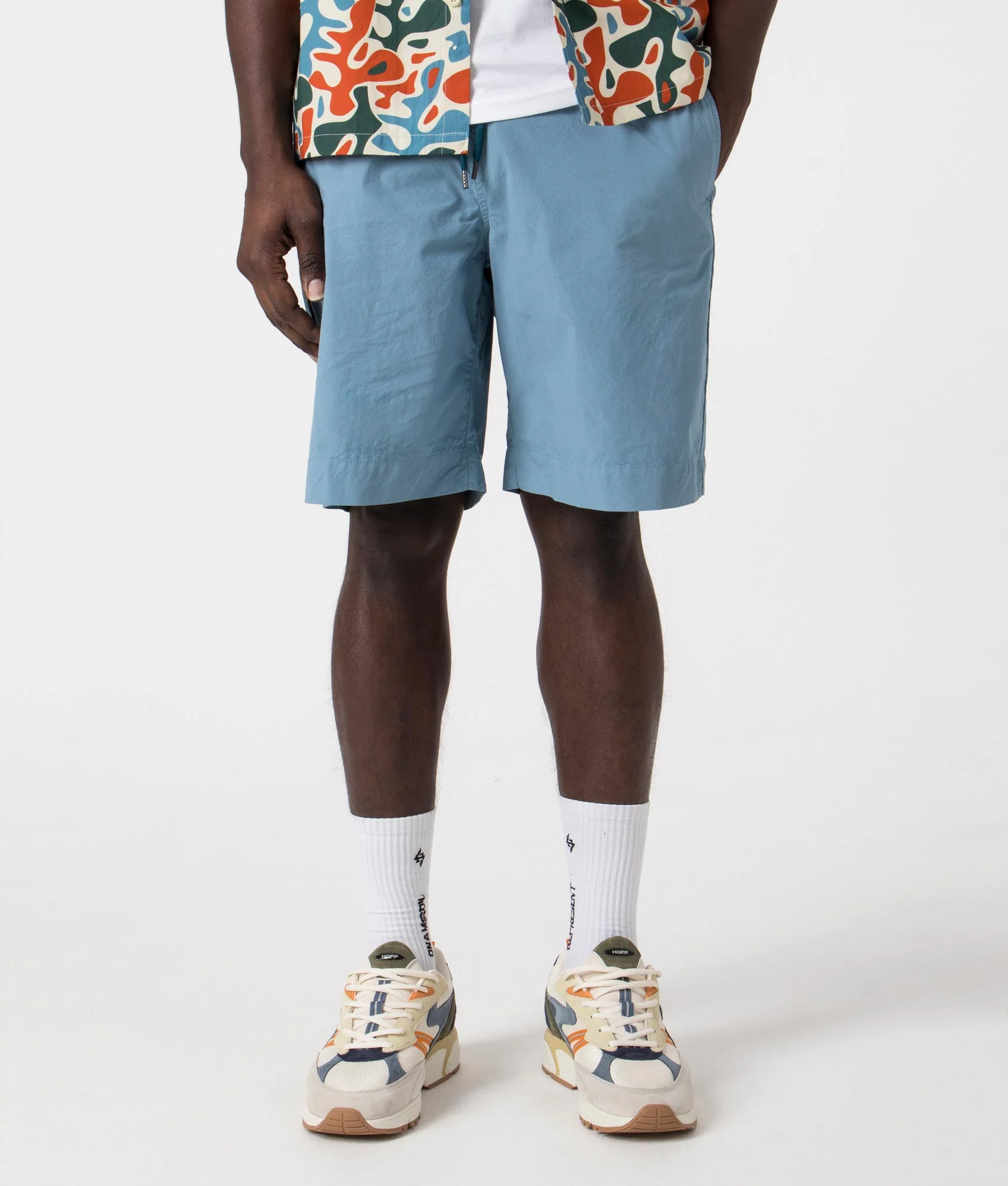 Regular Fit Drawstring Shorts - Image 2