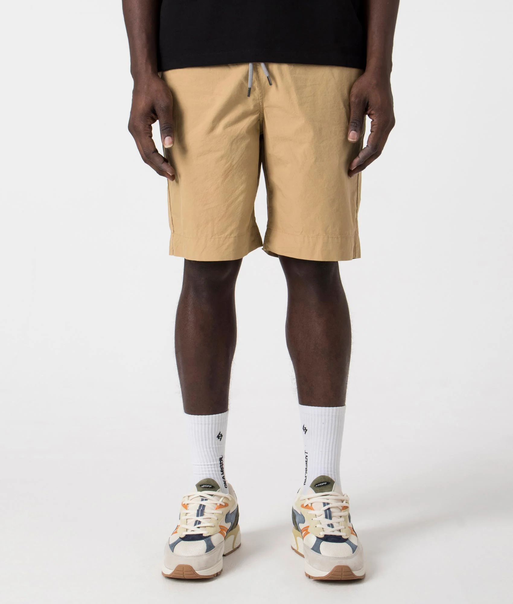 Regular Fit Drawstring Shorts - Image 2
