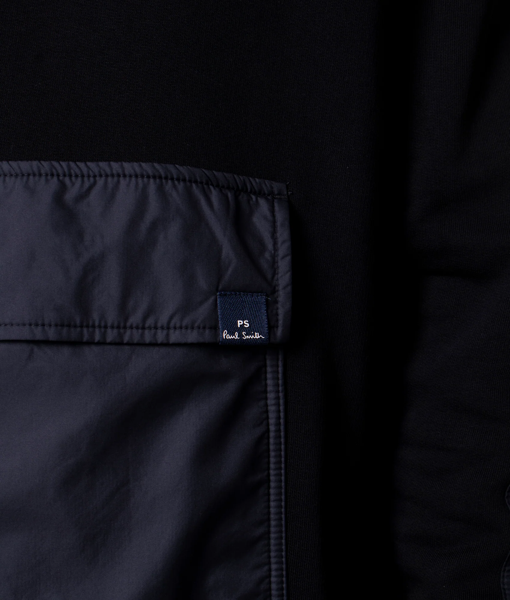 Regular Fit Mixed Media Popover Hoodie - Image 2